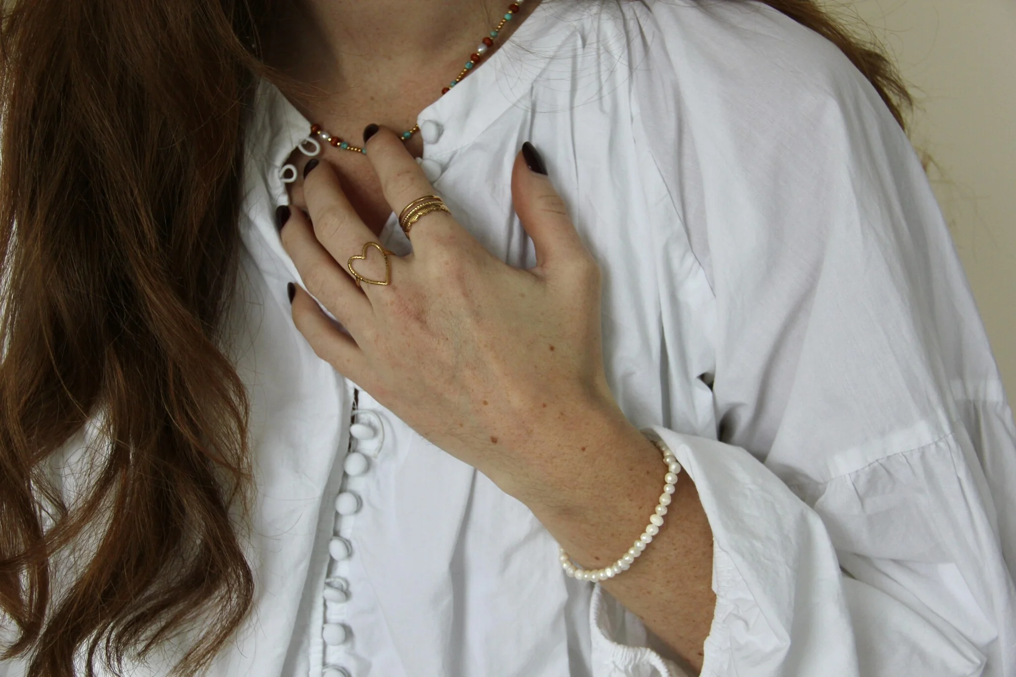 100% Real Fresh Water Pearl - Bracelet - Acier inoxydable - Image 6