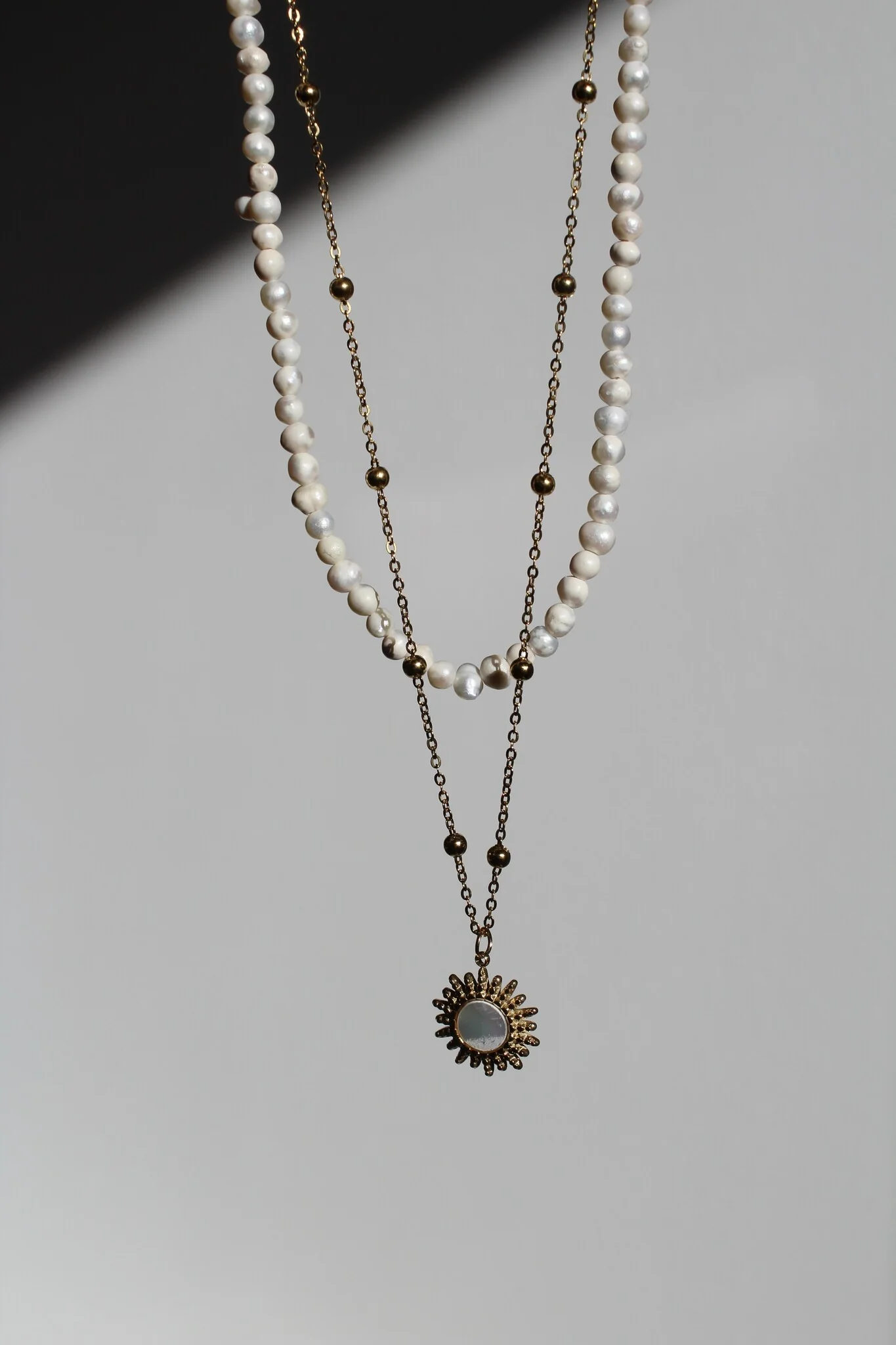 100% Real Fresh Water Pearl  - Collier - Acier inoxydable - Image 5