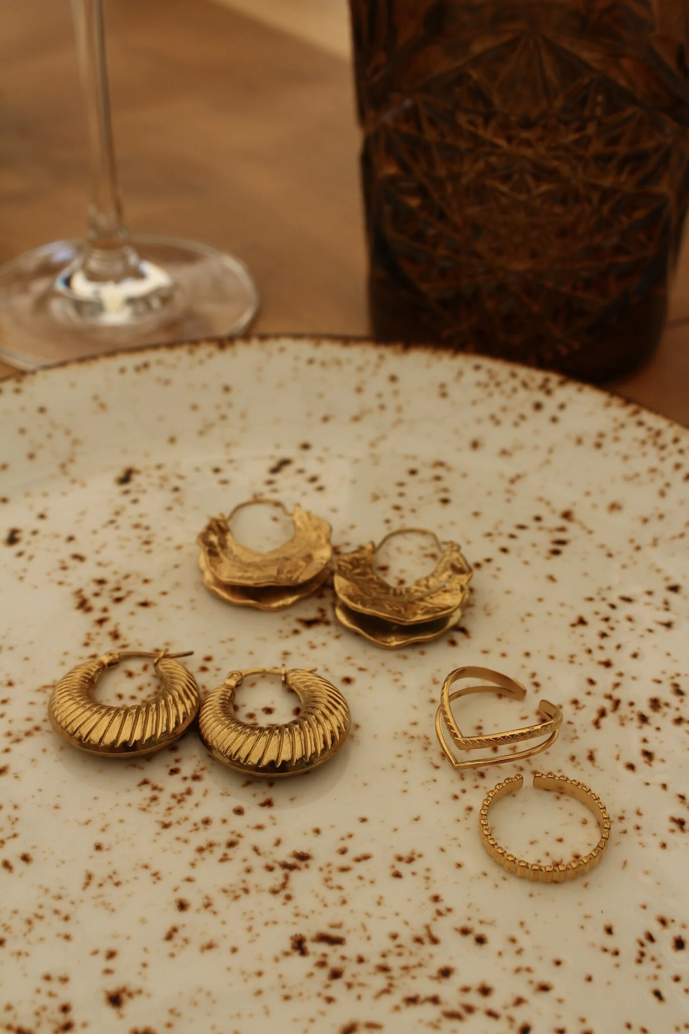 Adena - Boucles d'oreilles - Acier inoxydable - Image 4