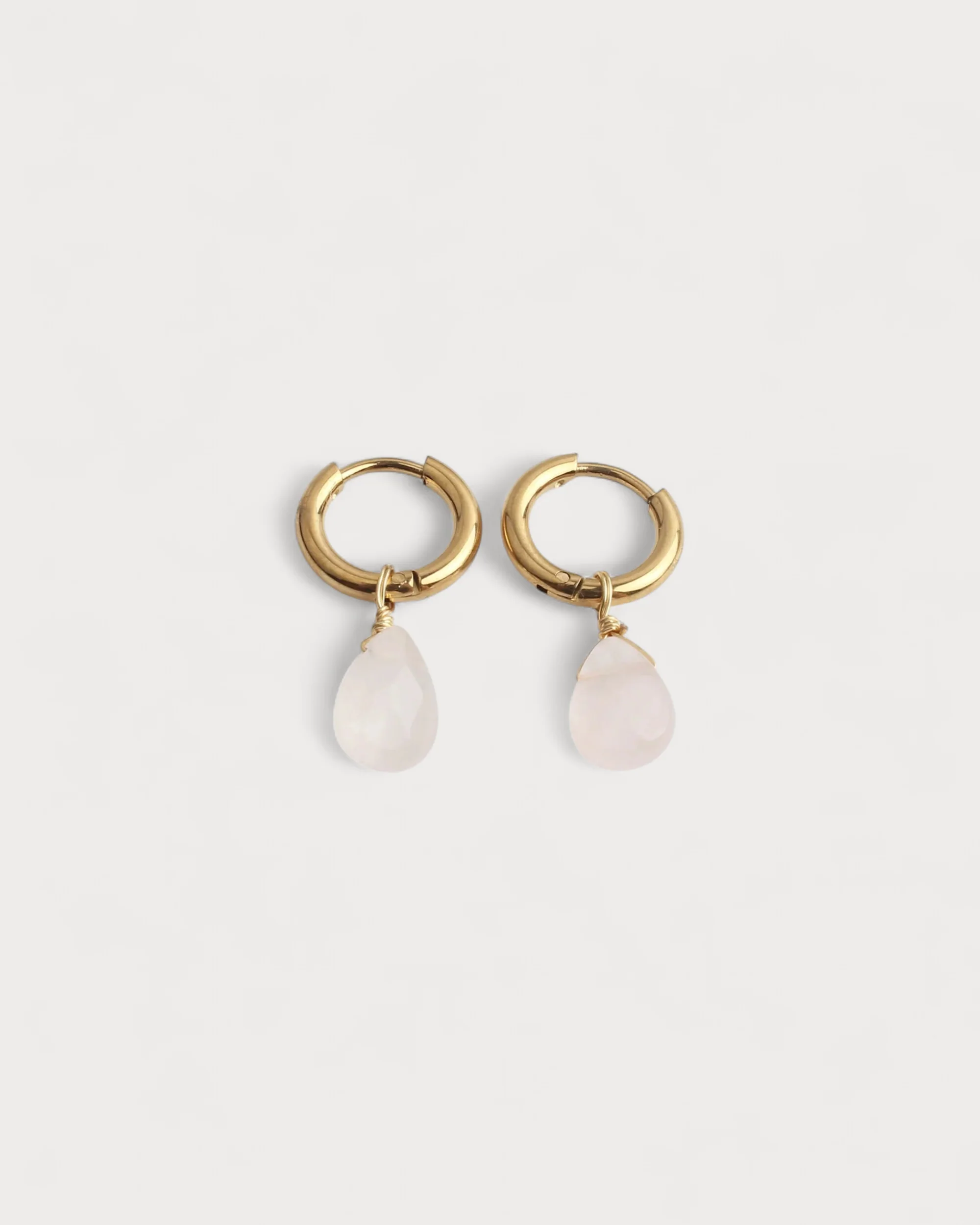 Aline - Boucles d'oreilles - Pierre naturelle - Acier inoxydable - Image 6