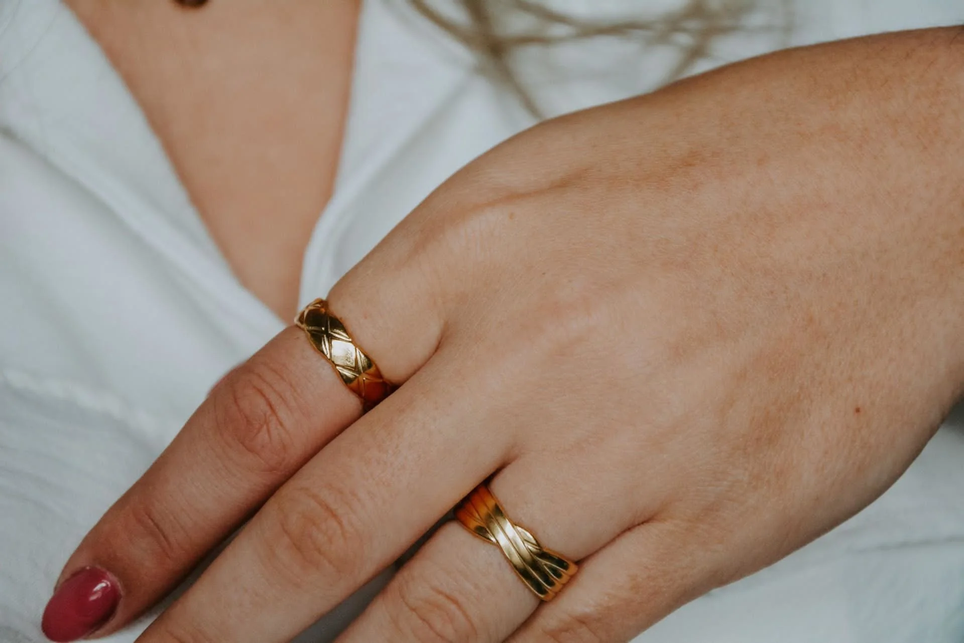 Aveline - Bague - Acier inoxydable - Ajustable - Image 4