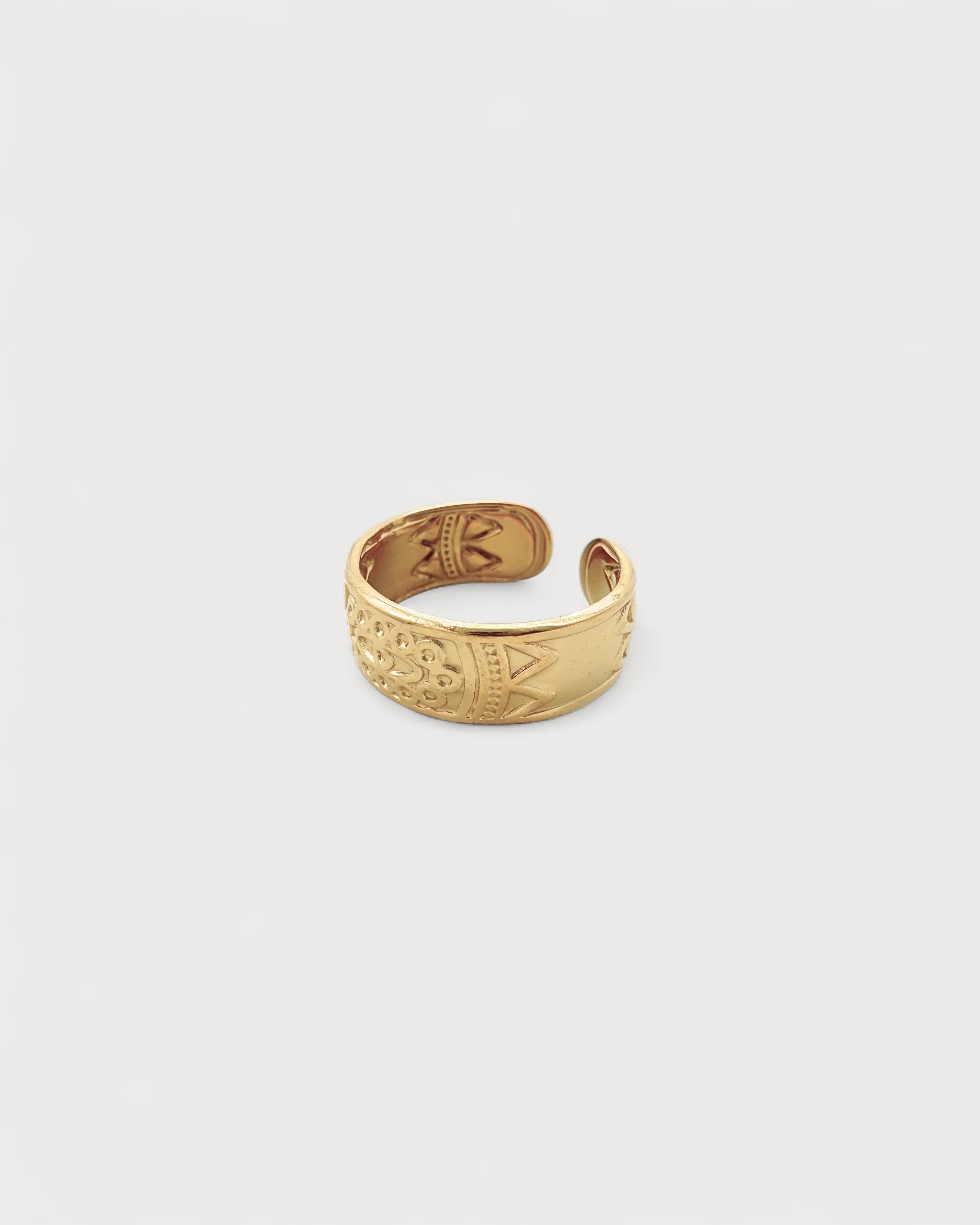 Aztec - Bague - Acier inoxydable - Ajustable - Image 3