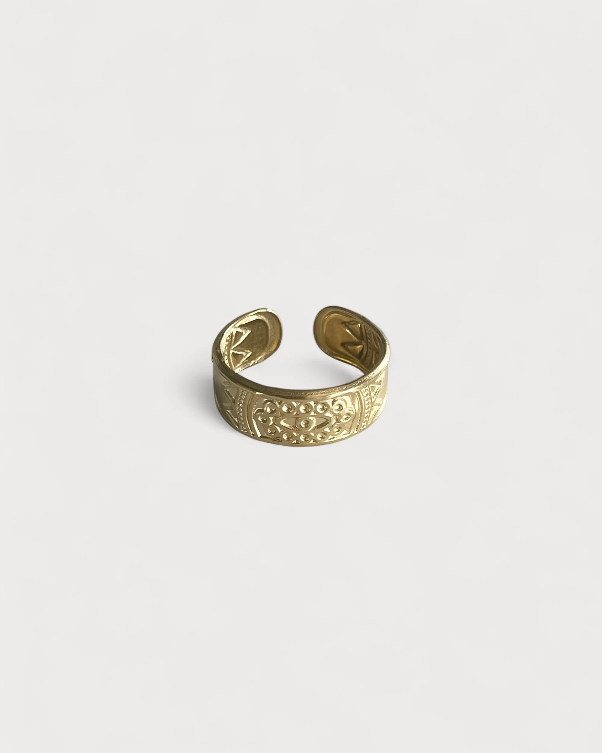 Aztec - Bague - Acier inoxydable - Ajustable - Image 5