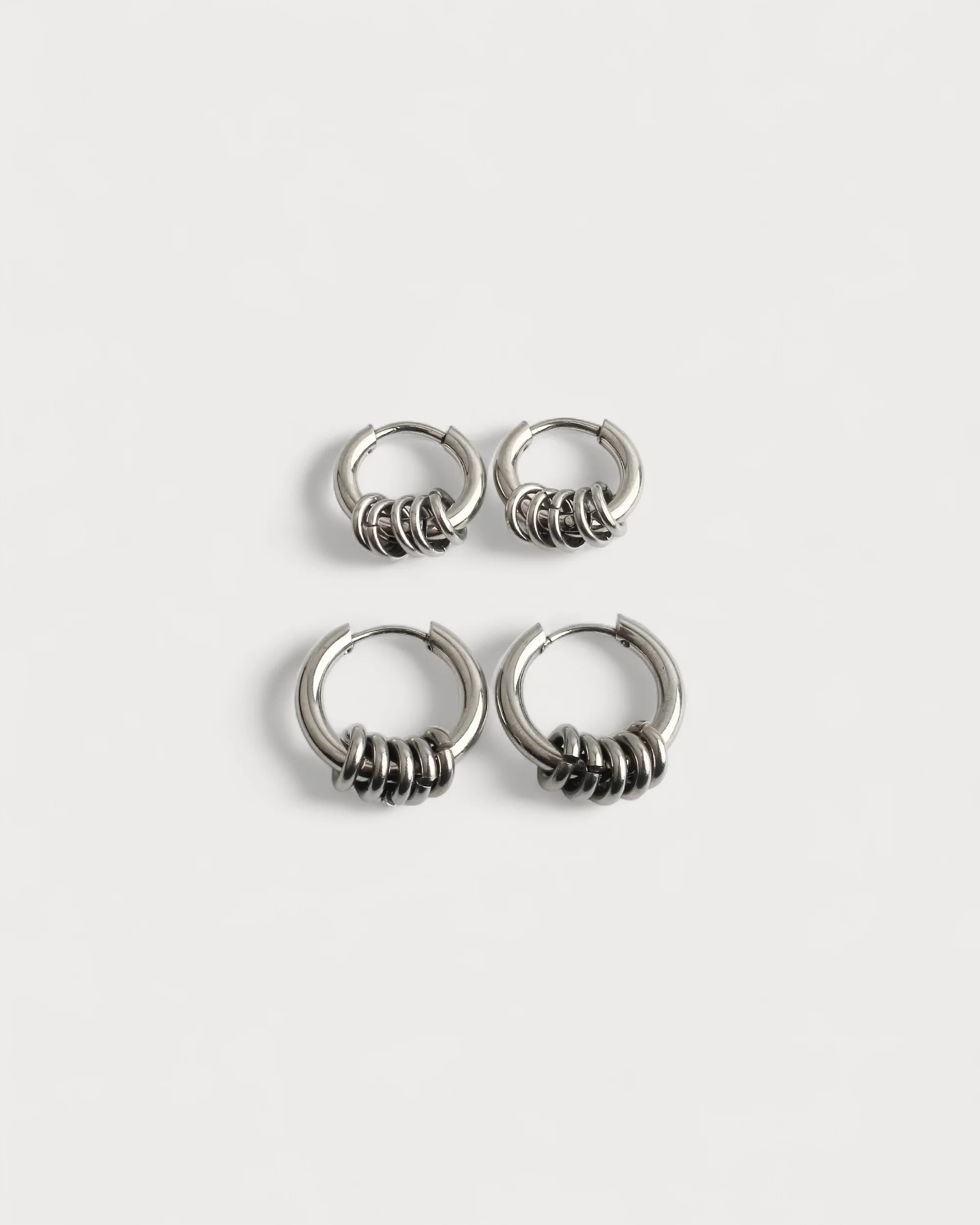 Bali - Boucles d'oreilles - Acier inoxydable - Image 4