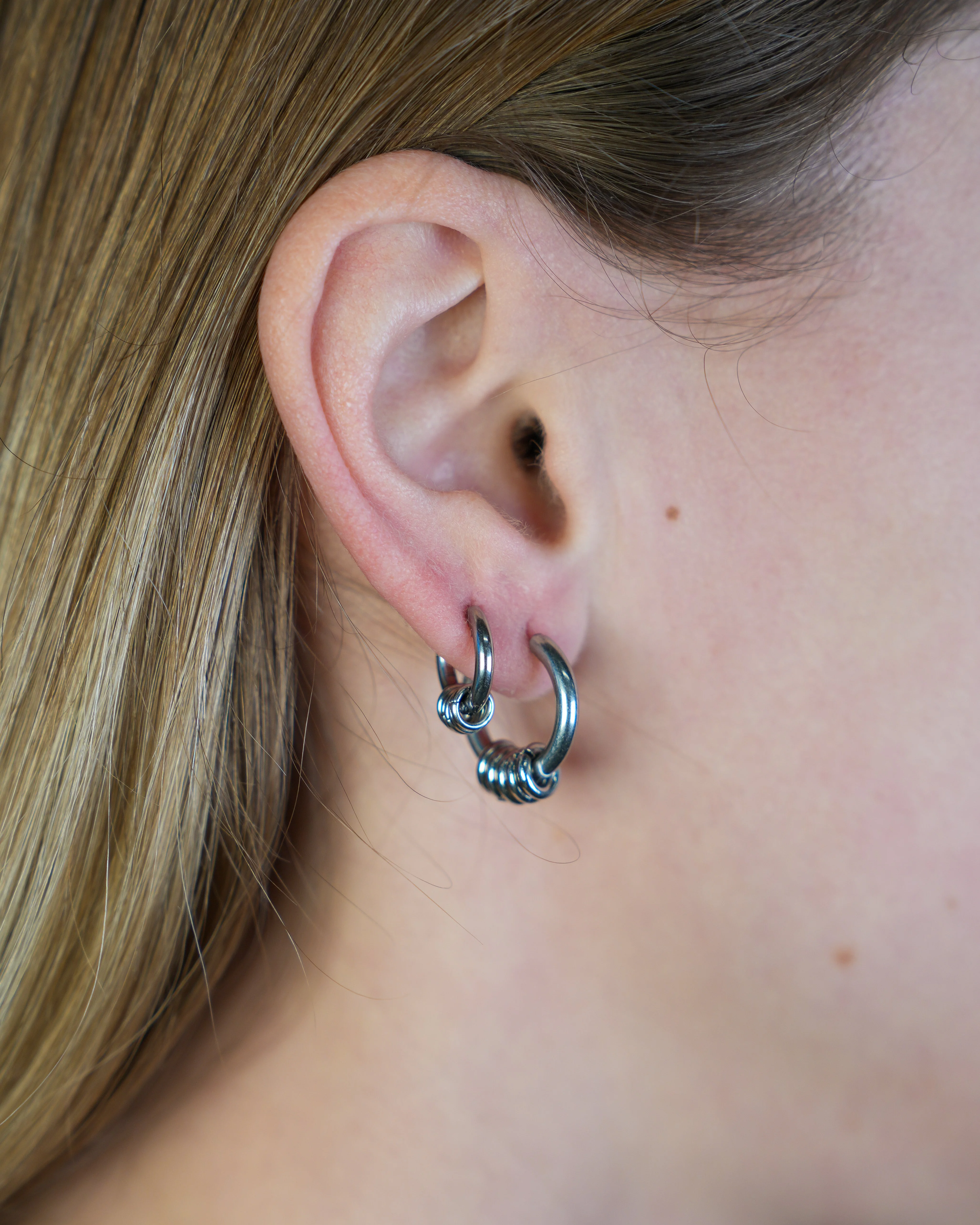 Bali - Boucles d'oreilles - Acier inoxydable - Image 5