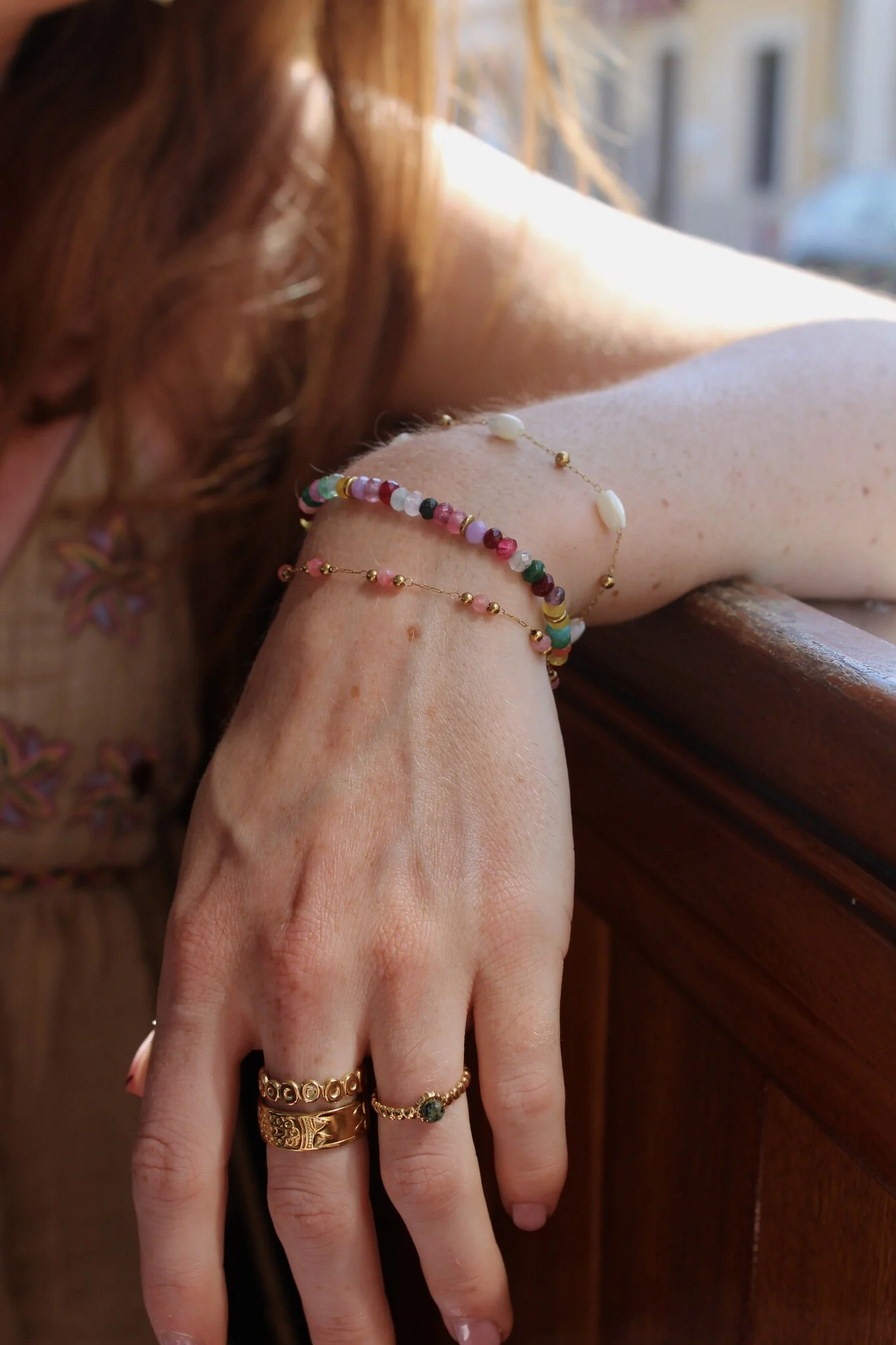 Bellal - Bracelet - Pierre naturelle - Acier inoxydable - Image 8