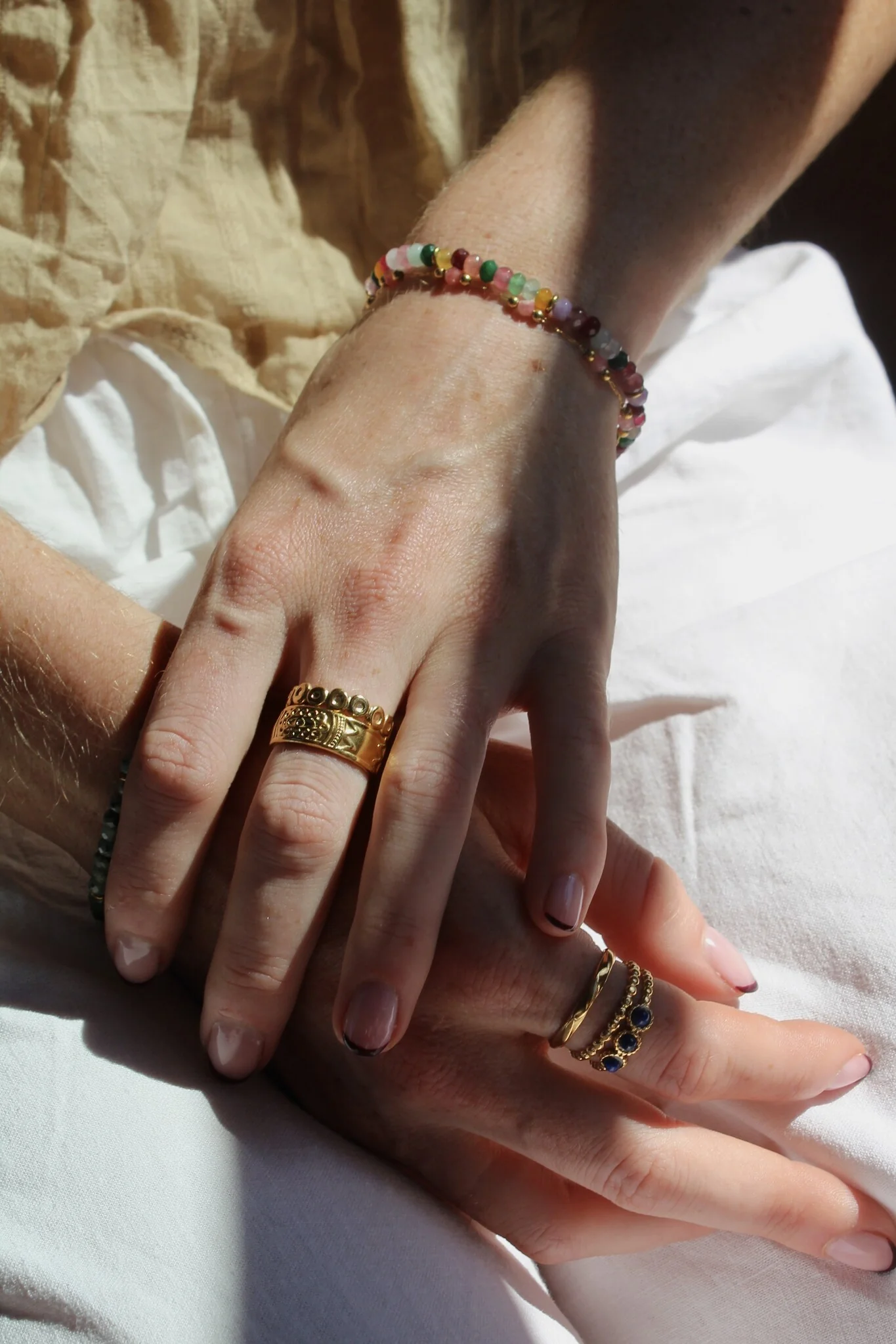 Bellal - Bracelet - Pierre naturelle - Acier inoxydable - Image 9