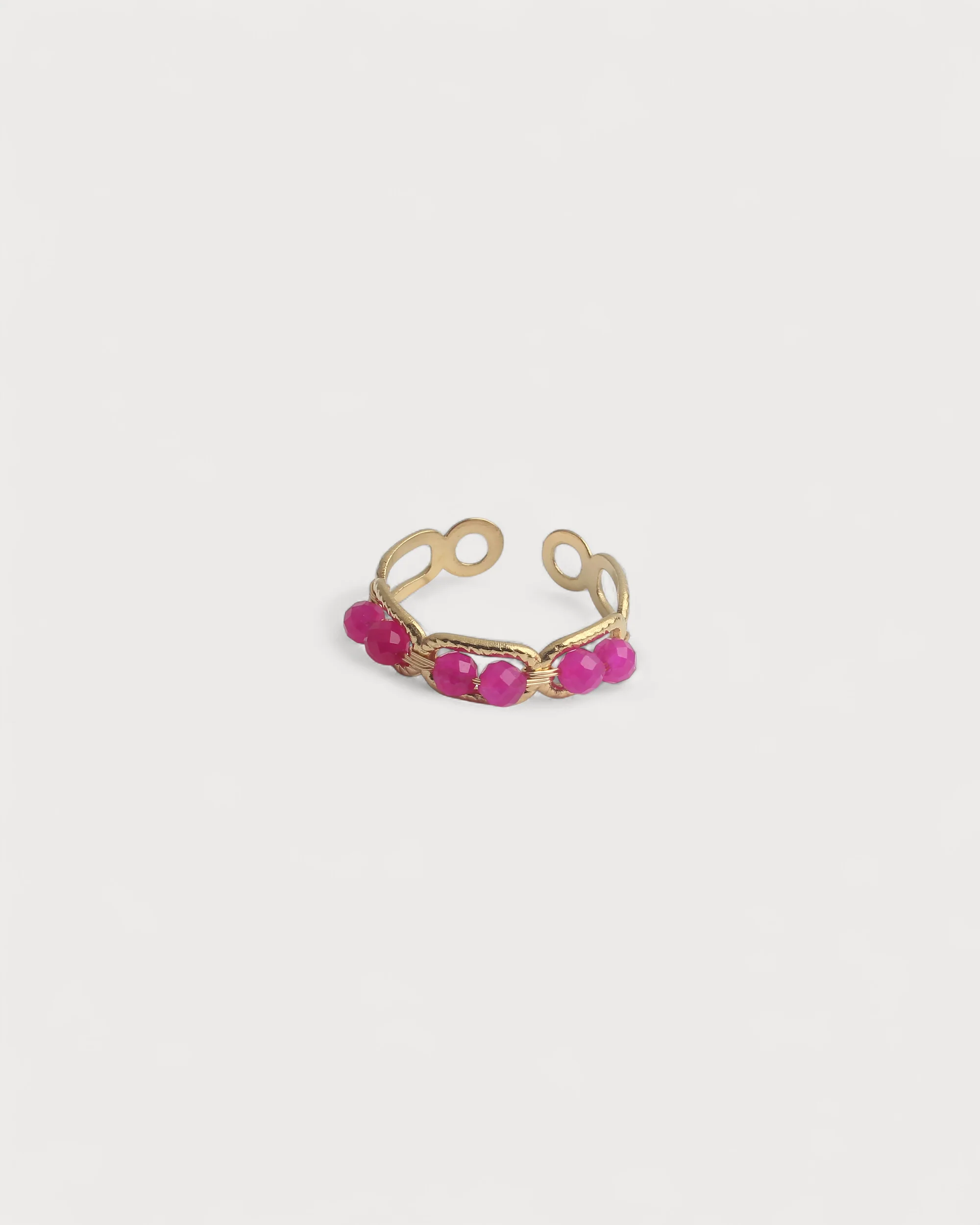 Bente - Bague - Pierre naturelle - Acier inoxydable - Image 10