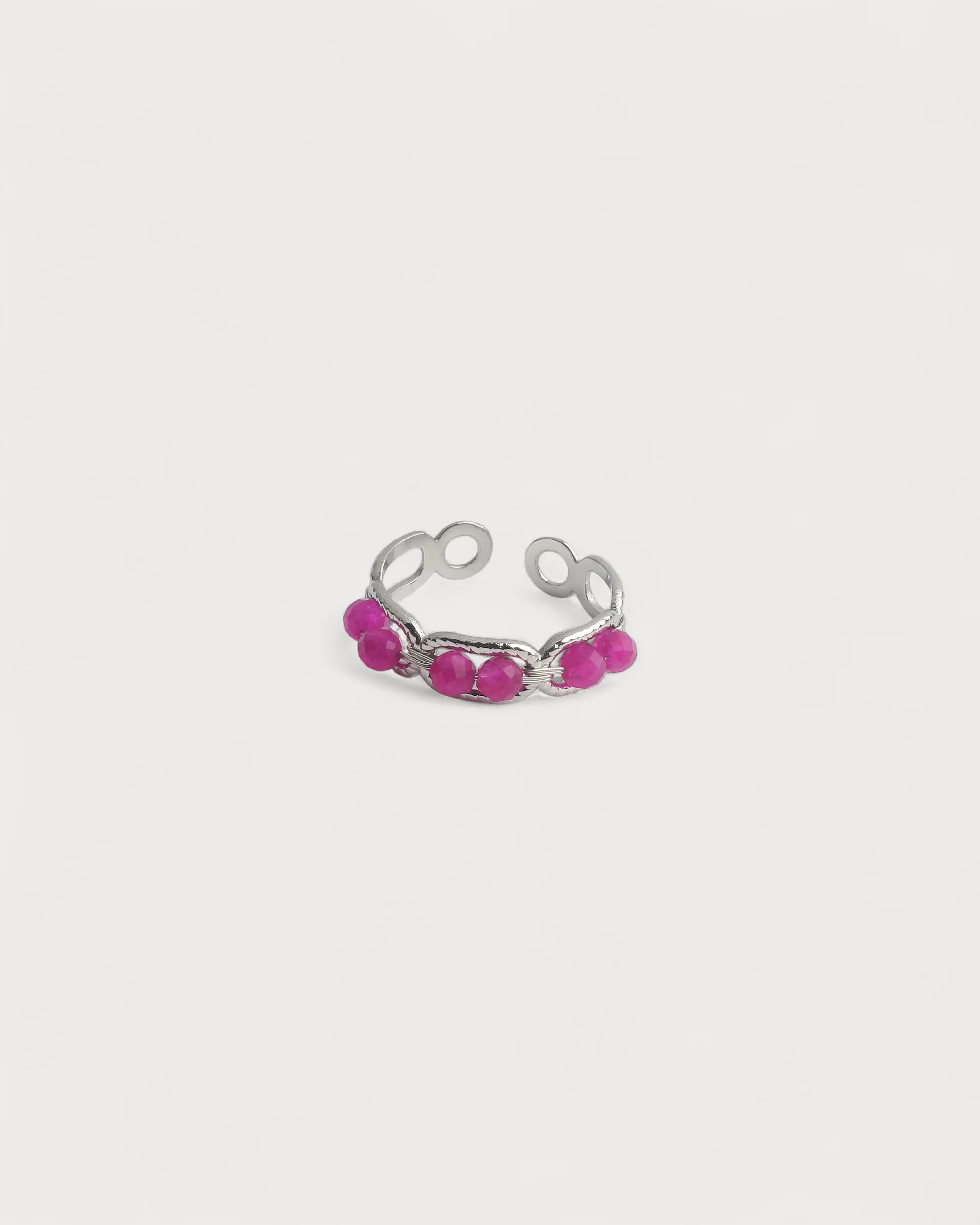 Bente - Bague - Pierre naturelle - Acier inoxydable - Image 12