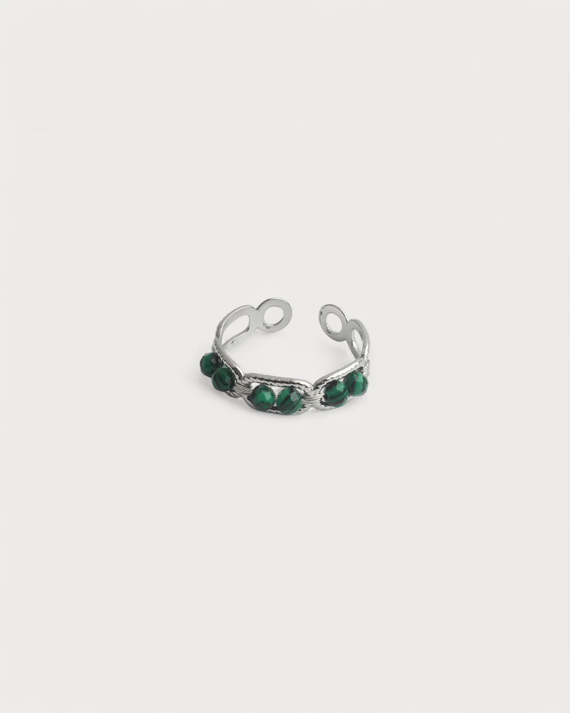 Bente - Bague - Pierre naturelle - Acier inoxydable - Image 3