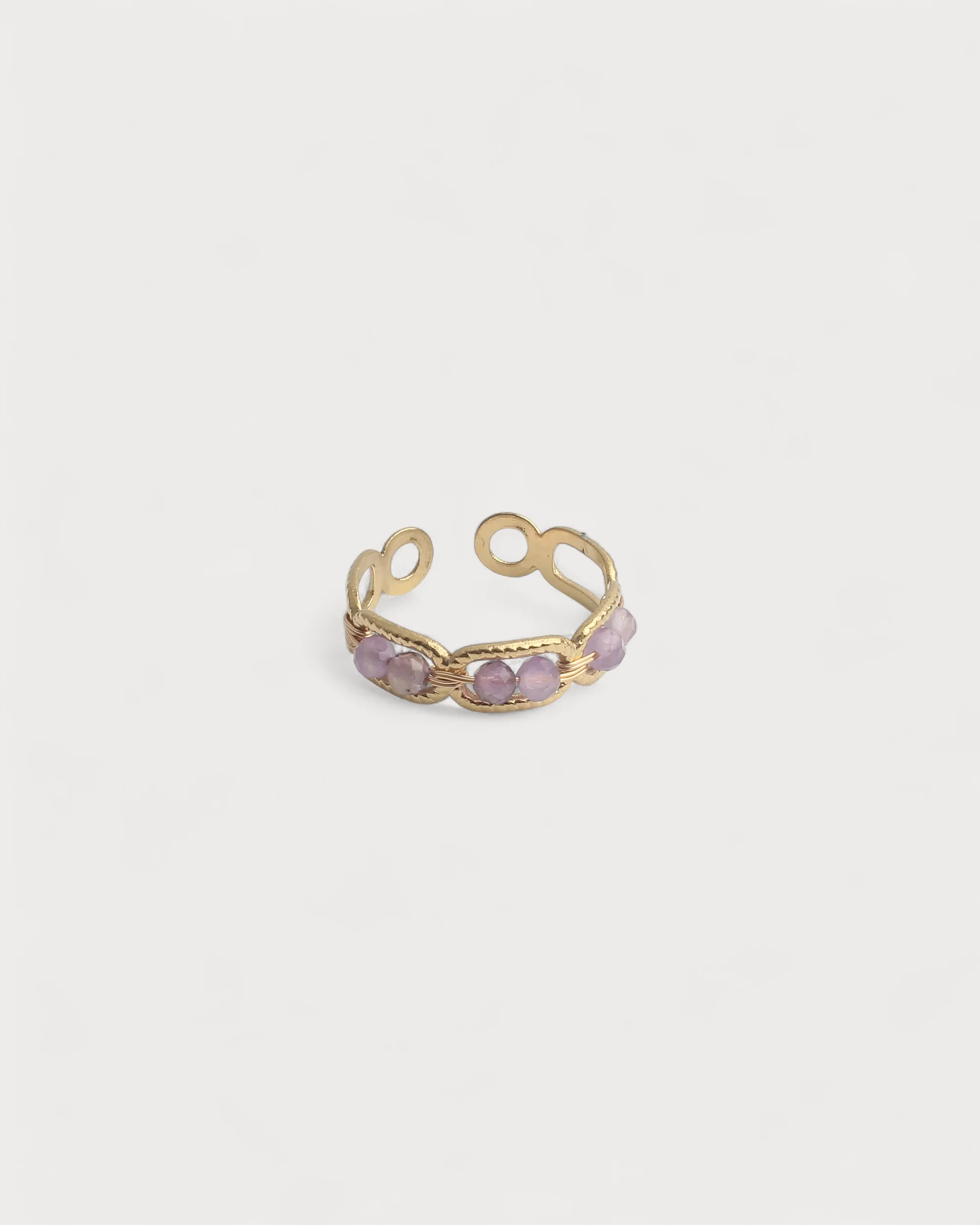 Bente - Bague - Pierre naturelle - Acier inoxydable - Image 7
