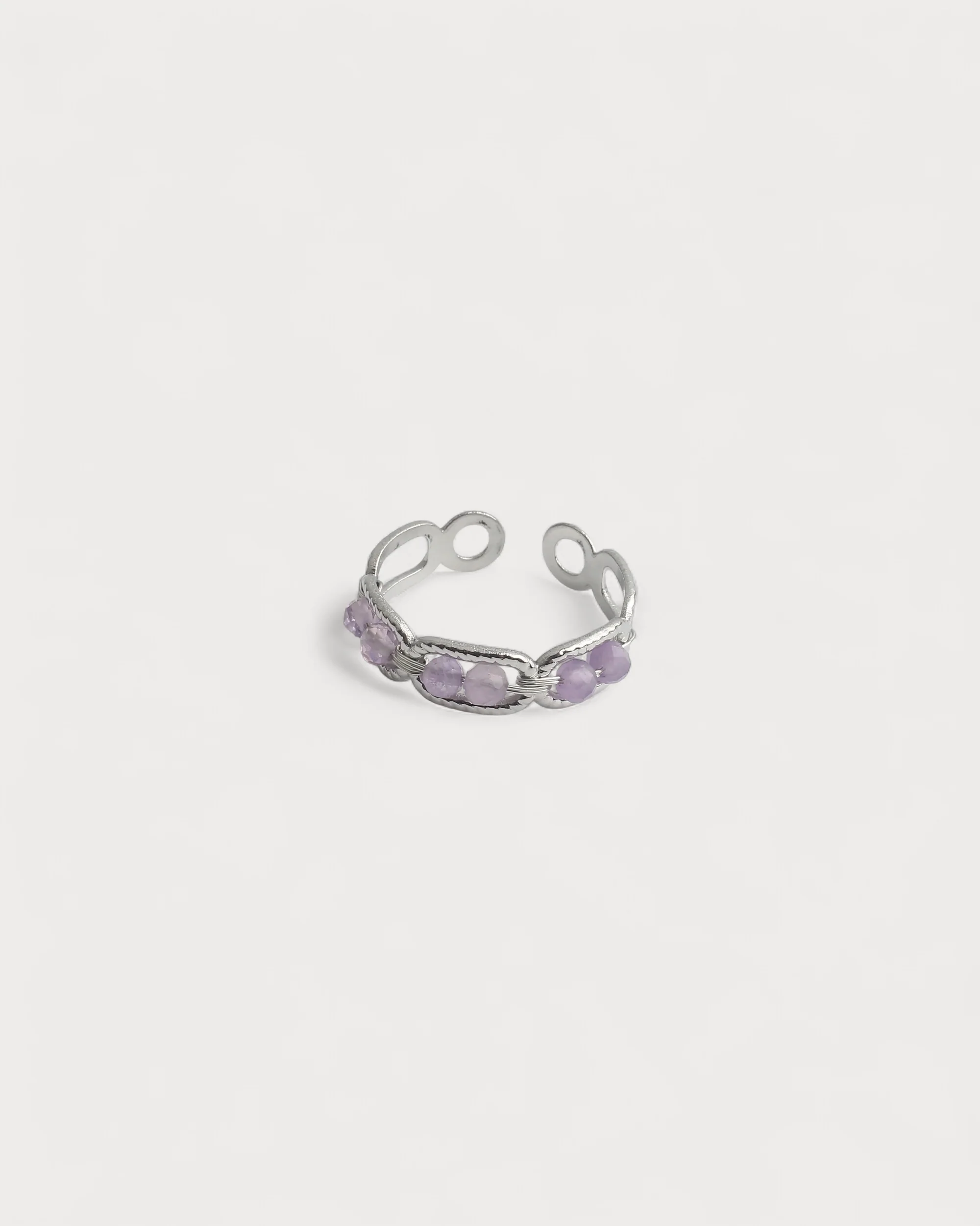 Bente - Bague - Pierre naturelle - Acier inoxydable - Image 8