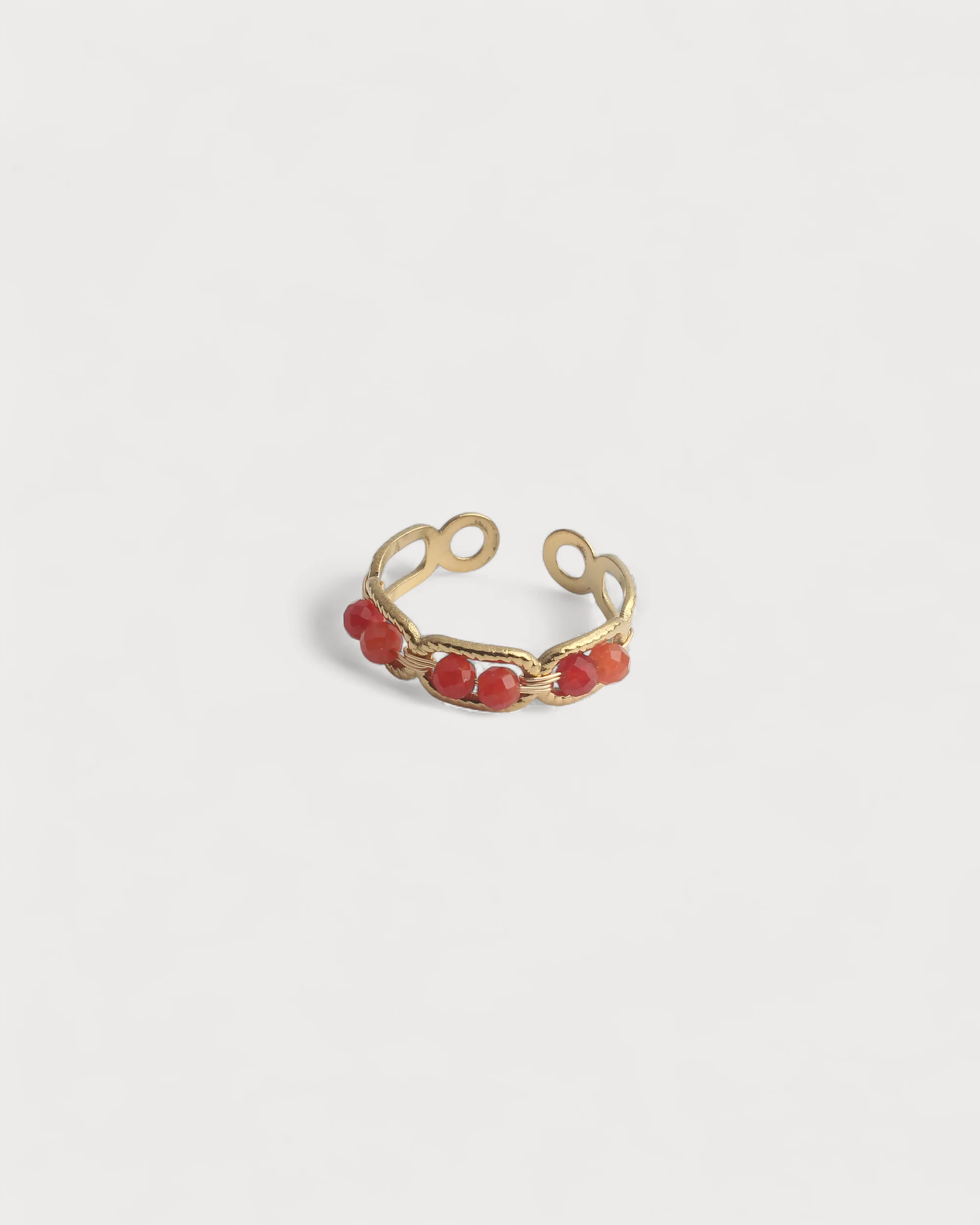 Bente - Bague - Pierre naturelle - Acier inoxydable - Image 9