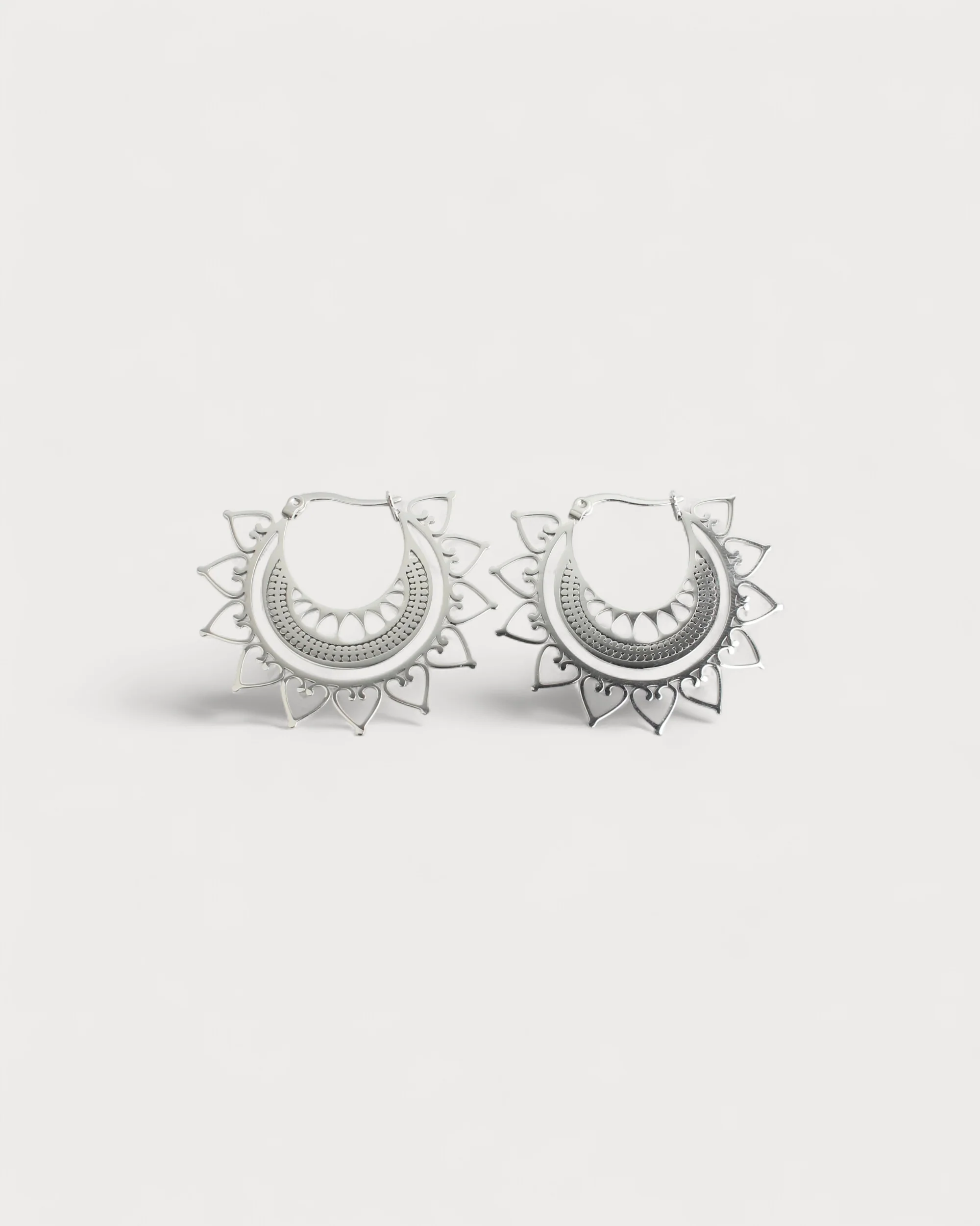 Beso - Boucles d'oreilles - Acier inoxydable - Image 3