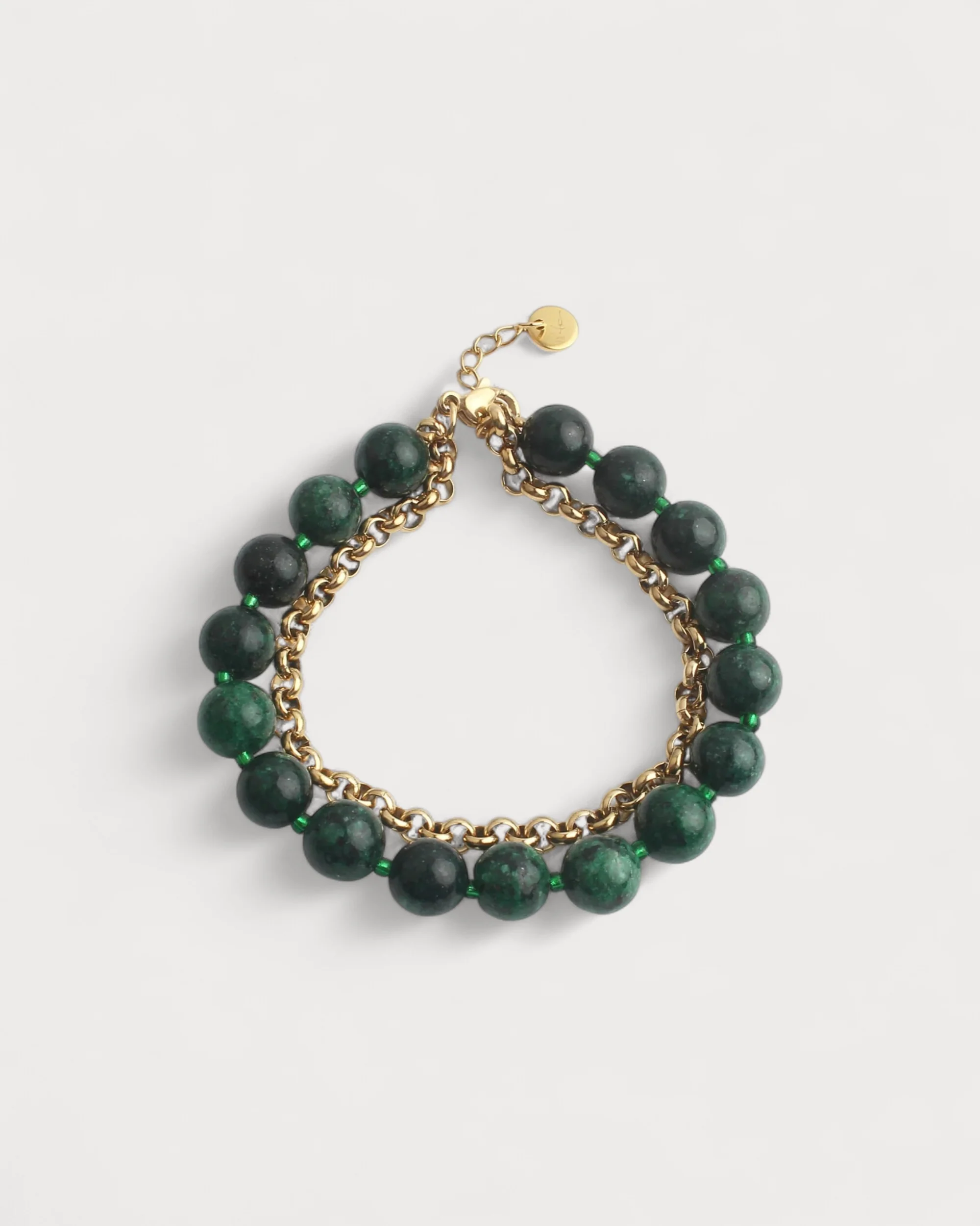 Big Stone - Bracelet - 2 couches - Acier inoxydable - Image 7