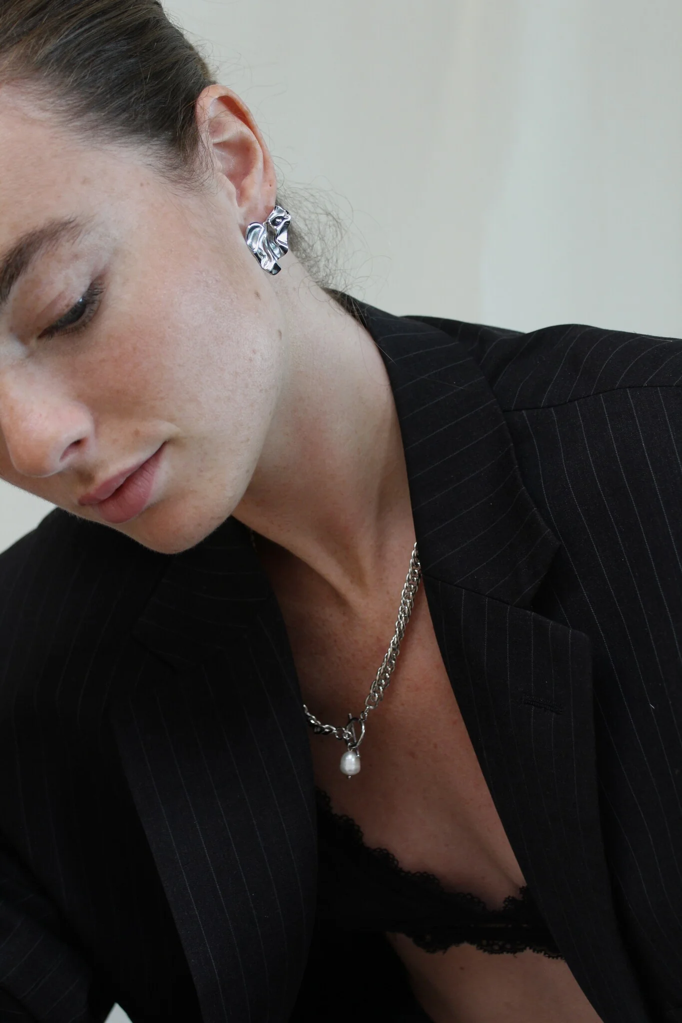 Chunky Pearl - Collier - Acier inoxydable - Image 6