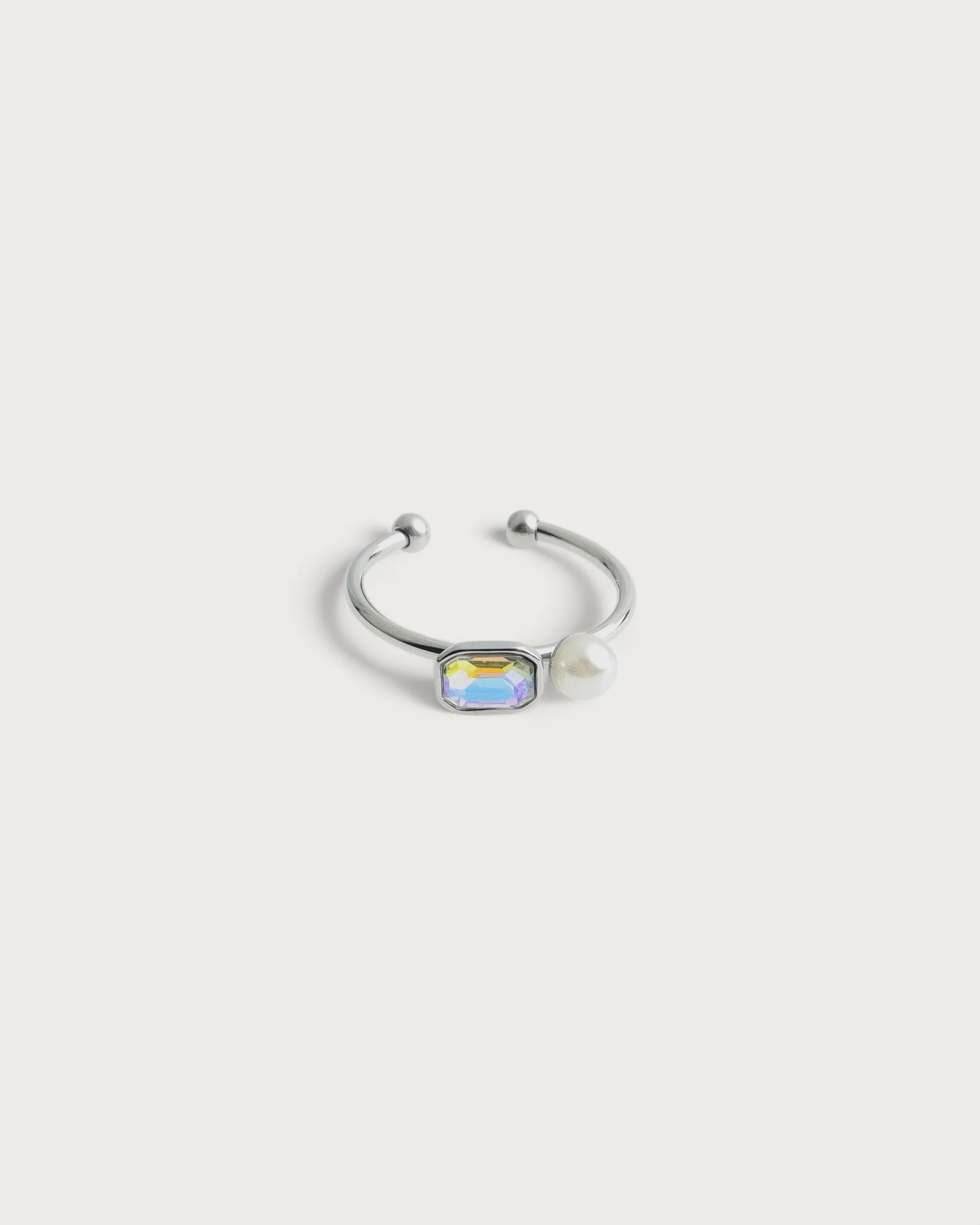 Claudette - Bague - Acier inoxydable - Ajustable - Image 3