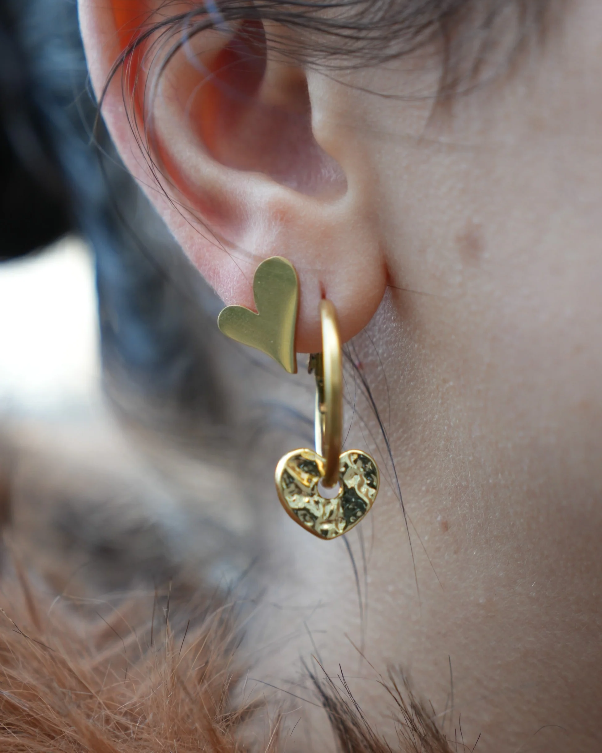 Corazon - Clou - Boucles d'oreilles - Acier inoxydable - Image 2
