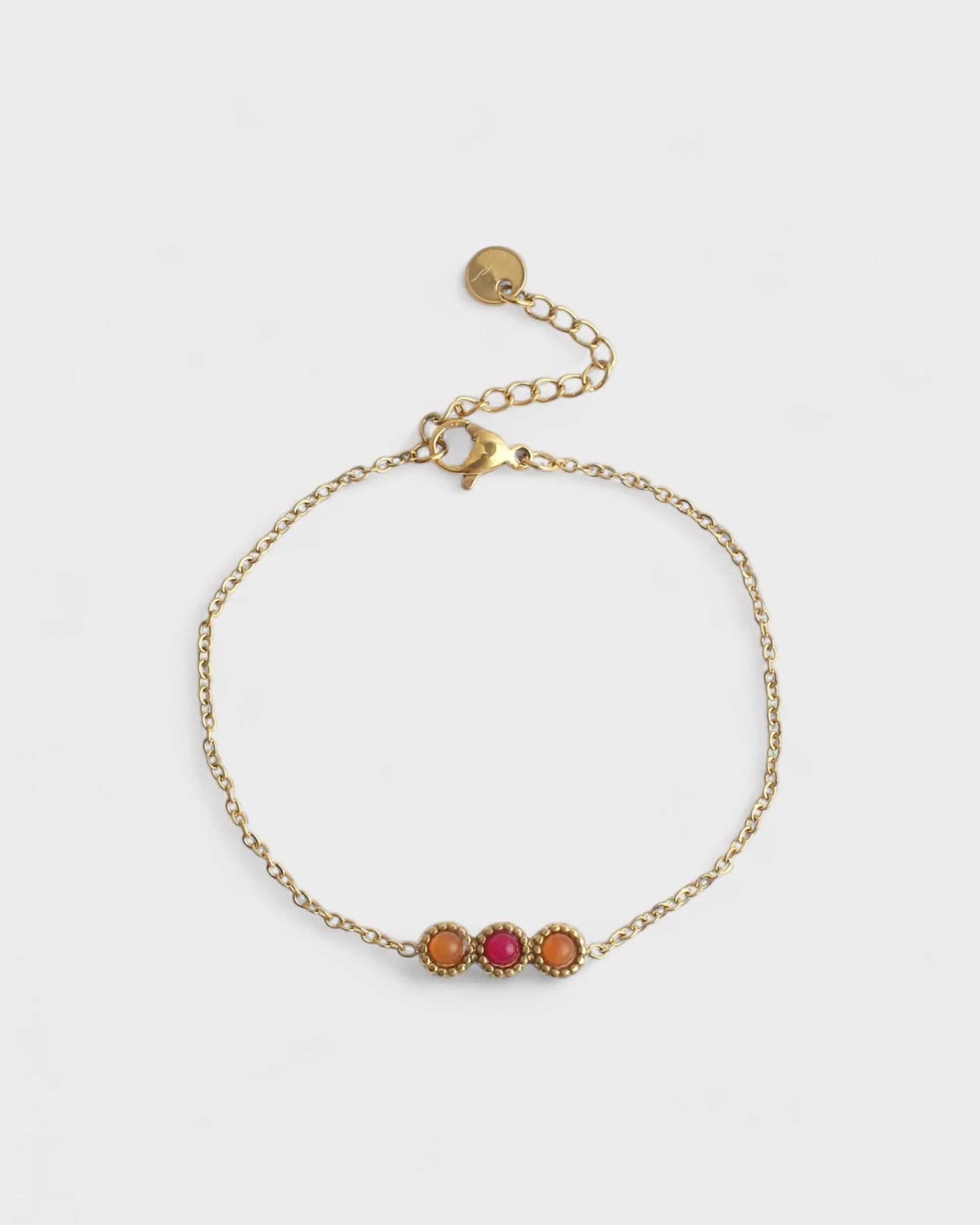 Demi - Bracelet - Pierre naturelle - Acier inoxydable - Image 4