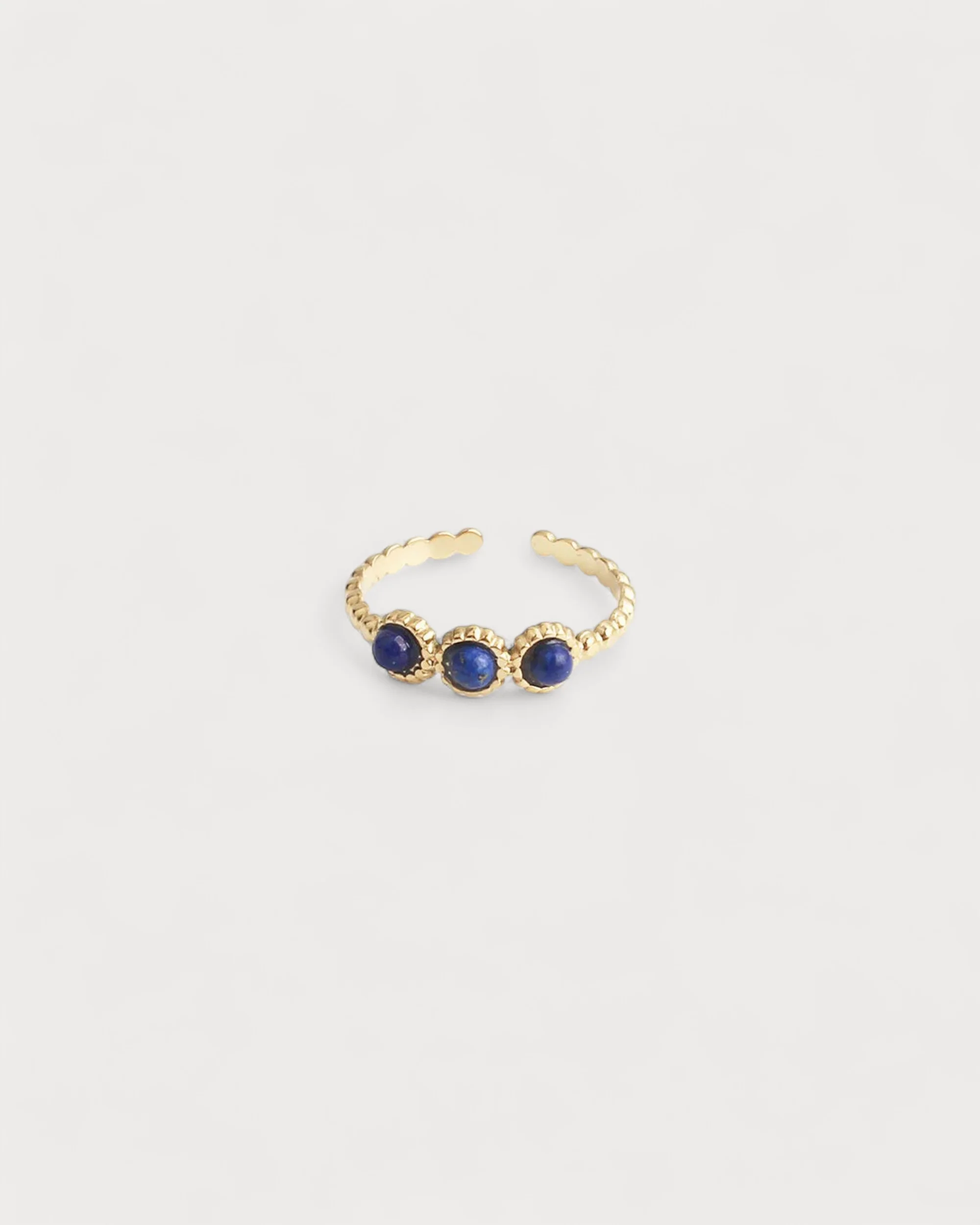 Demi - Bague - Pierre naturelle - Acier inoxydable - Ajustable - Image 3