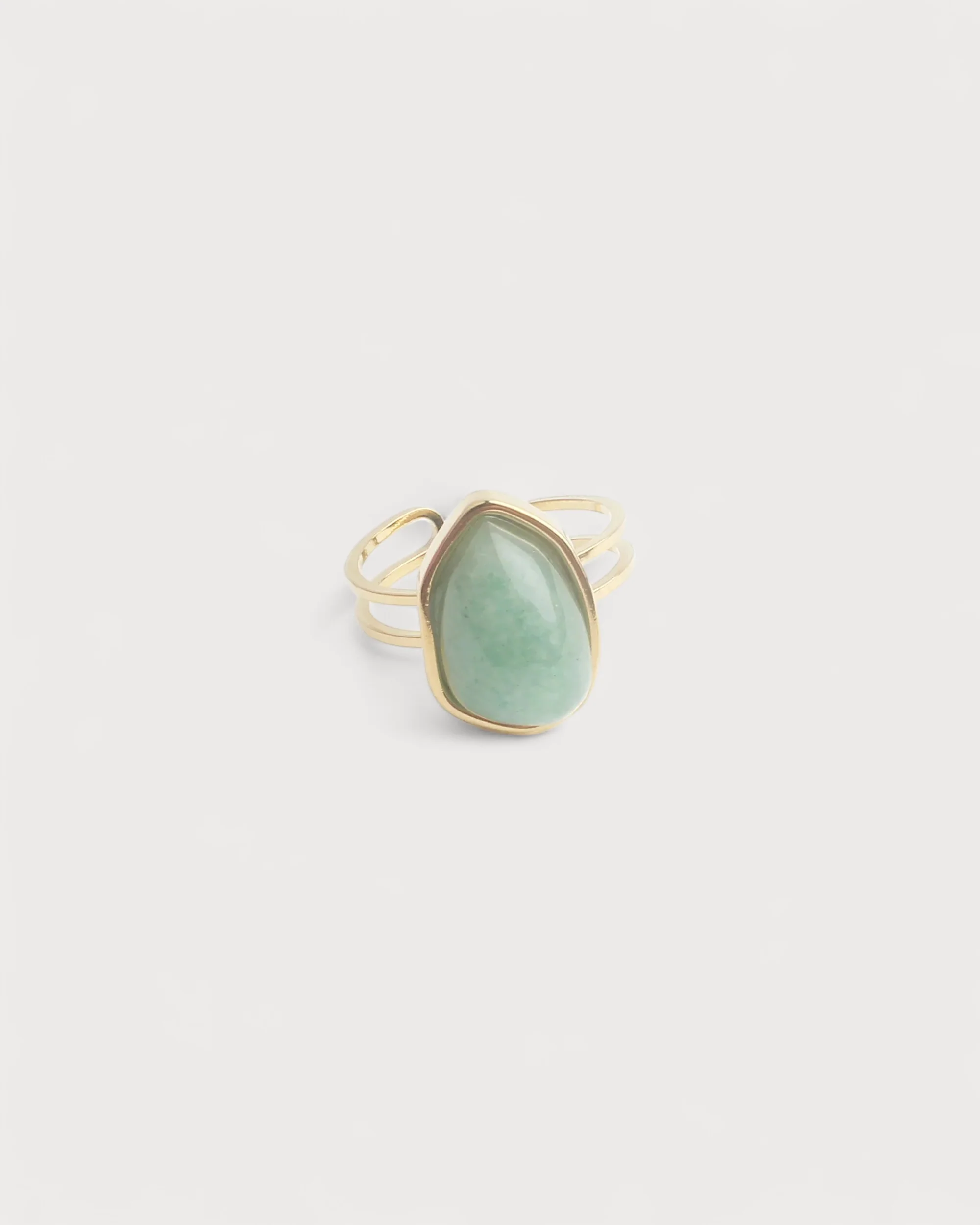 Doloris - Bague - Pierre naturelle - Acier inoxydable - Ajustable - Image 3