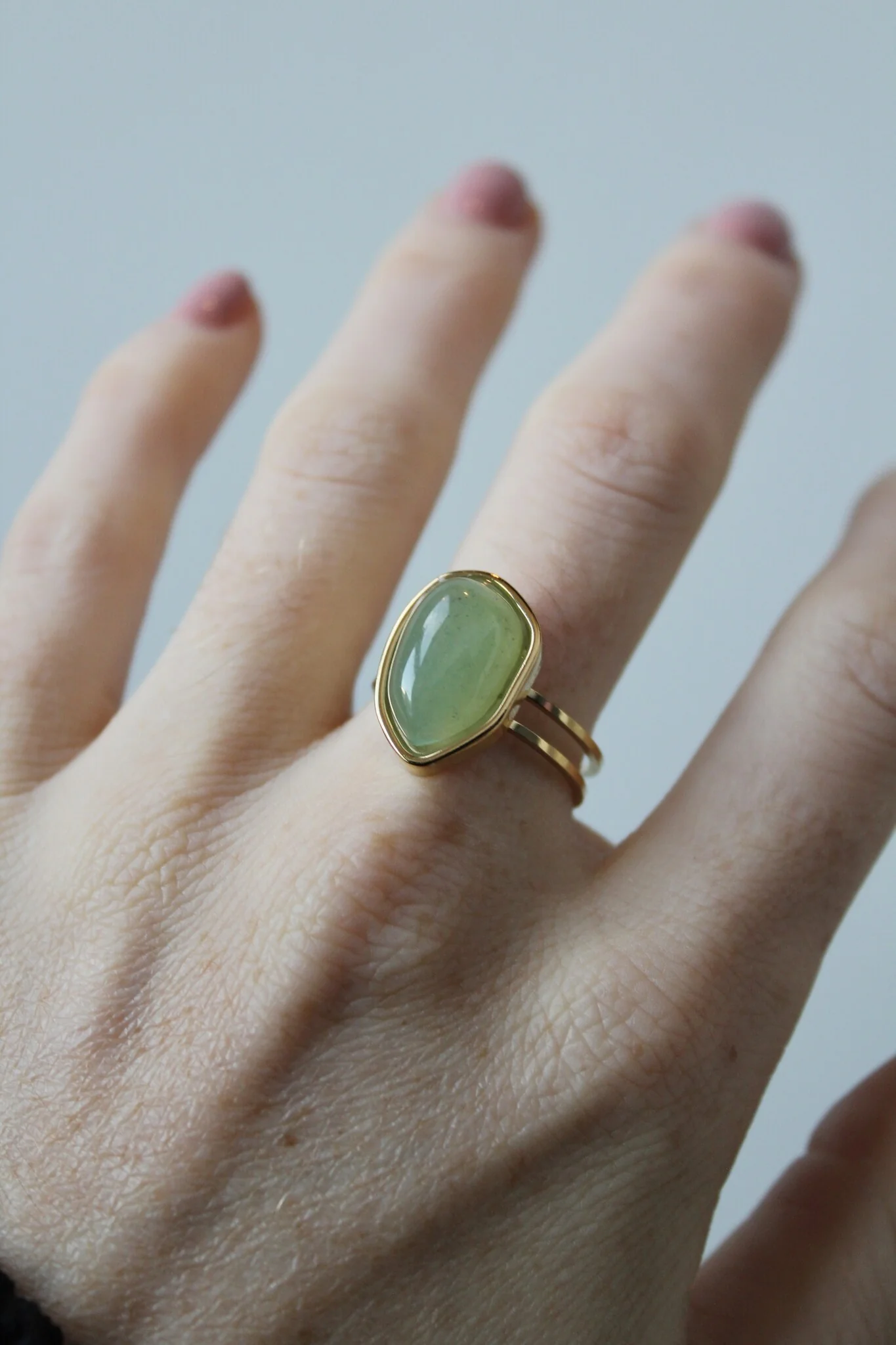 Doloris - Bague - Pierre naturelle - Acier inoxydable - Ajustable - Image 4