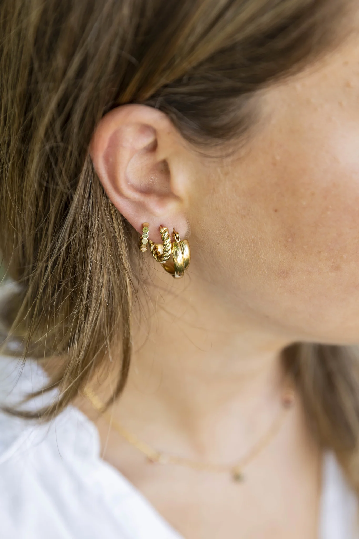 Elly - Boucles d'oreilles - Acier inoxydable - Image 2