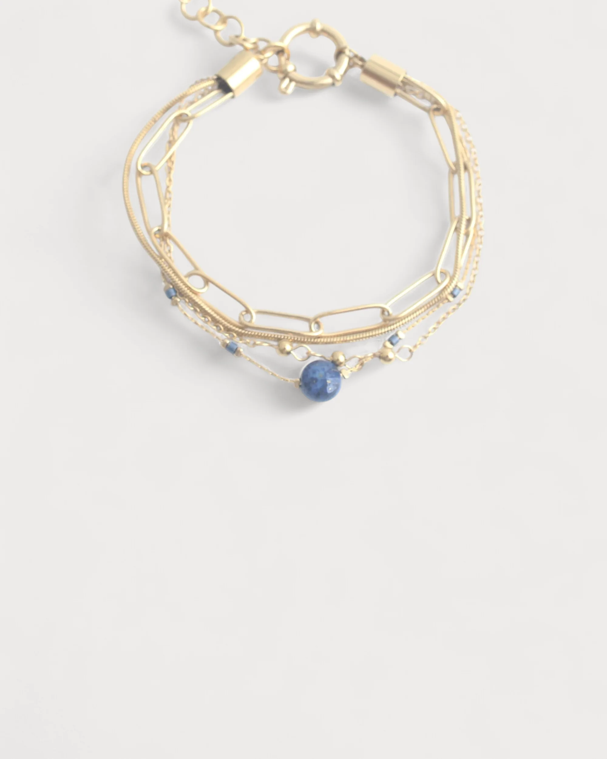 Eloise - Bracelet - Pierre naturelle - 4 couches - Acier inoxydable - Image 15
