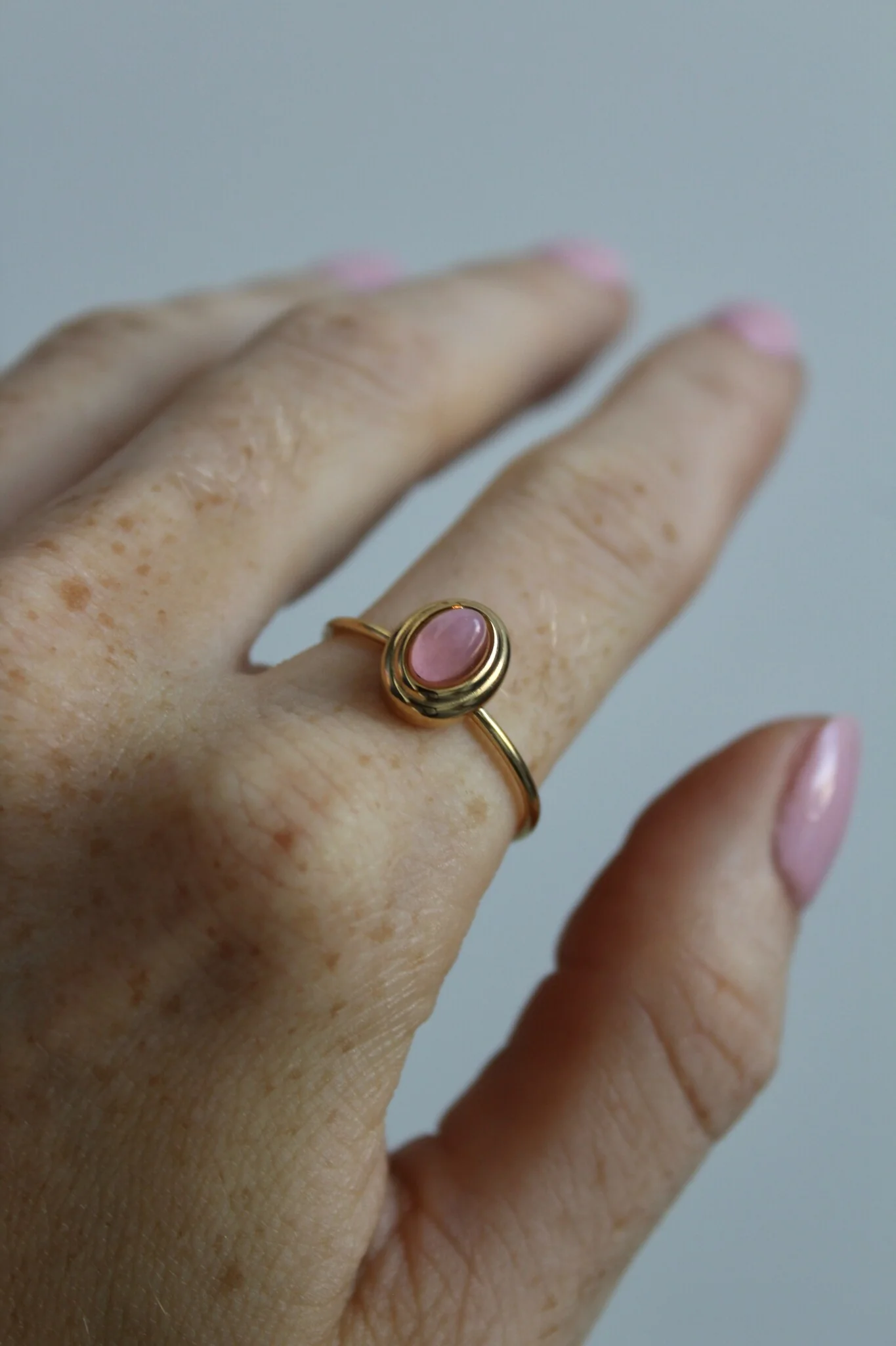 Ema - Bague - Acier inoxydable - Ajustable - Image 2