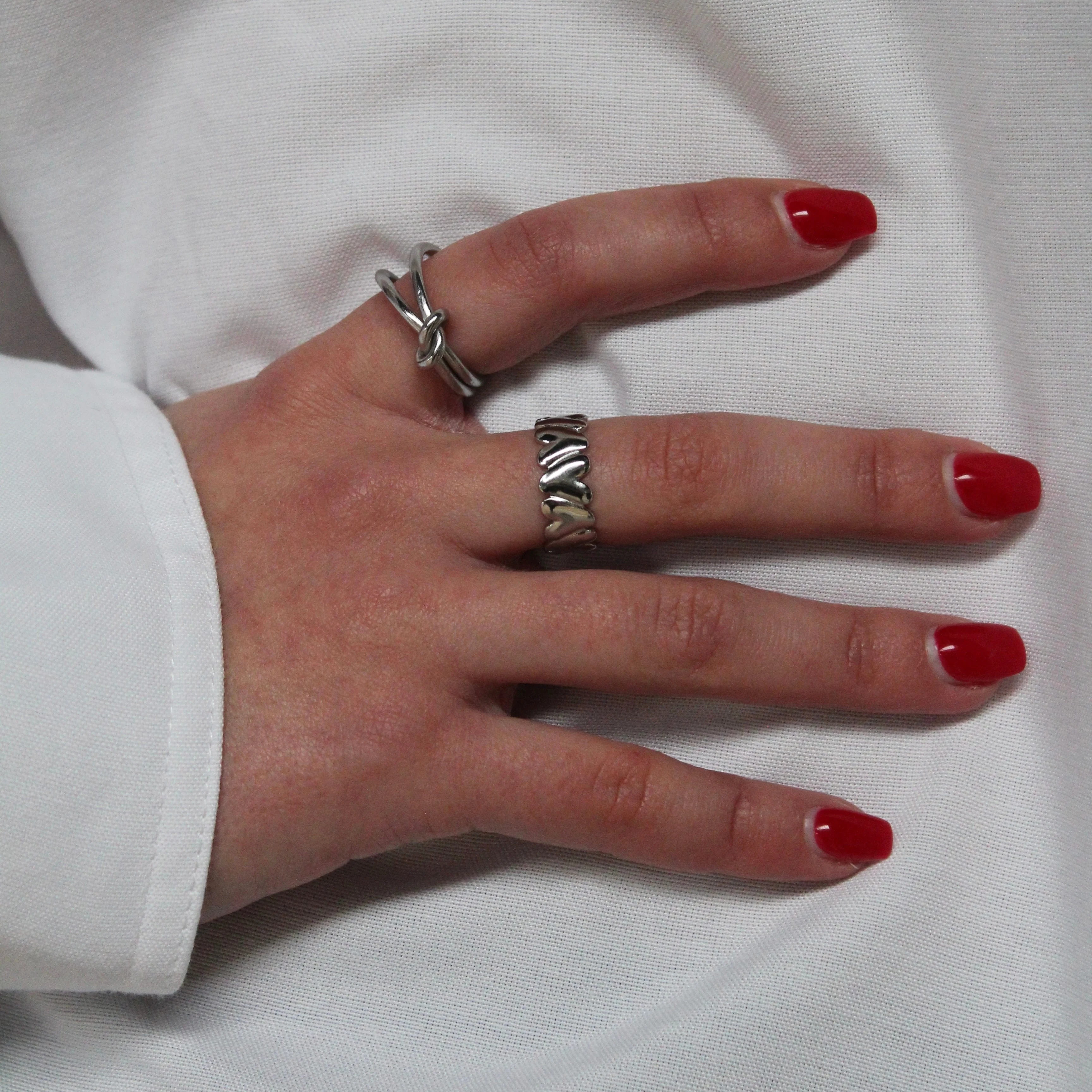 Esme - Bague - Acier inoxydable - Ajustable - Image 6
