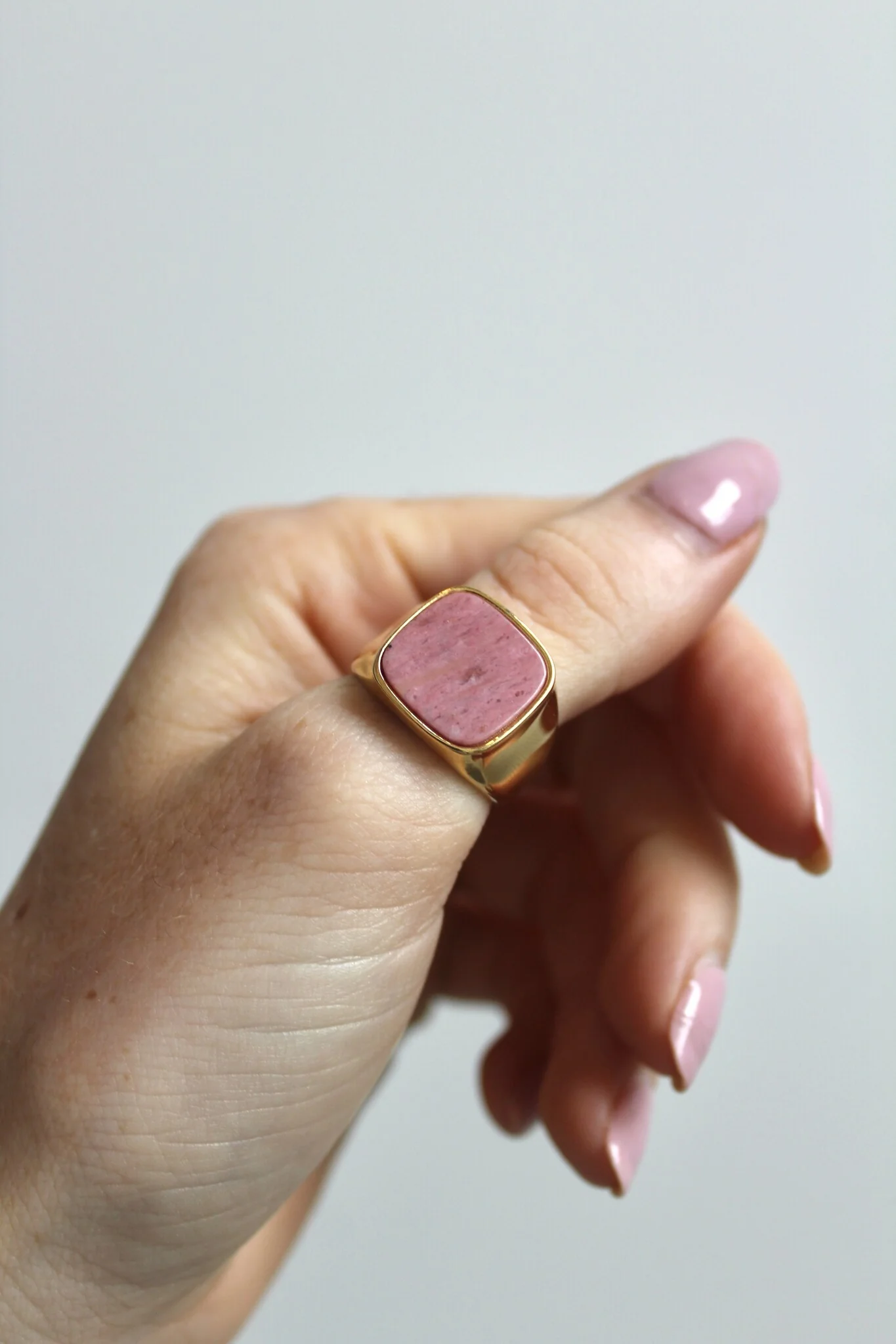 Estefania - Bague - Pierre naturelle - Acier inoxydable - Image 5