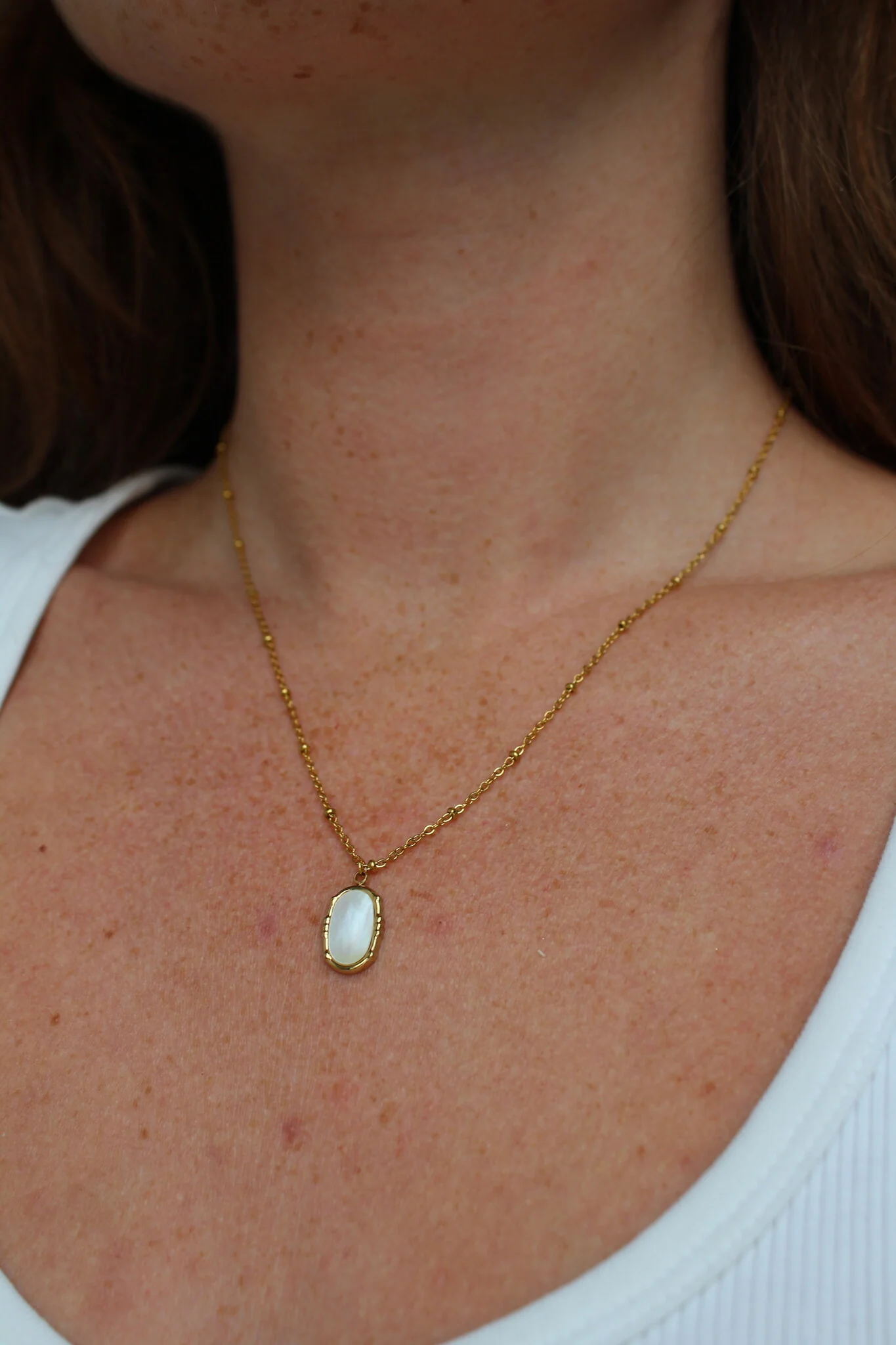 Evelyn - Collier - Pierre naturelle - Acier inoxydable - Image 4
