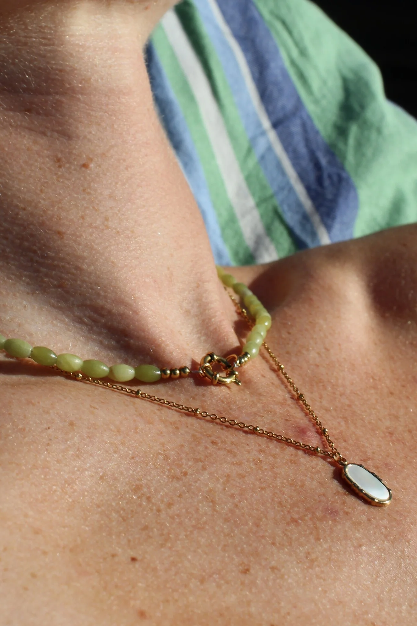 Evelyn - Collier - Pierre naturelle - Acier inoxydable - Image 5