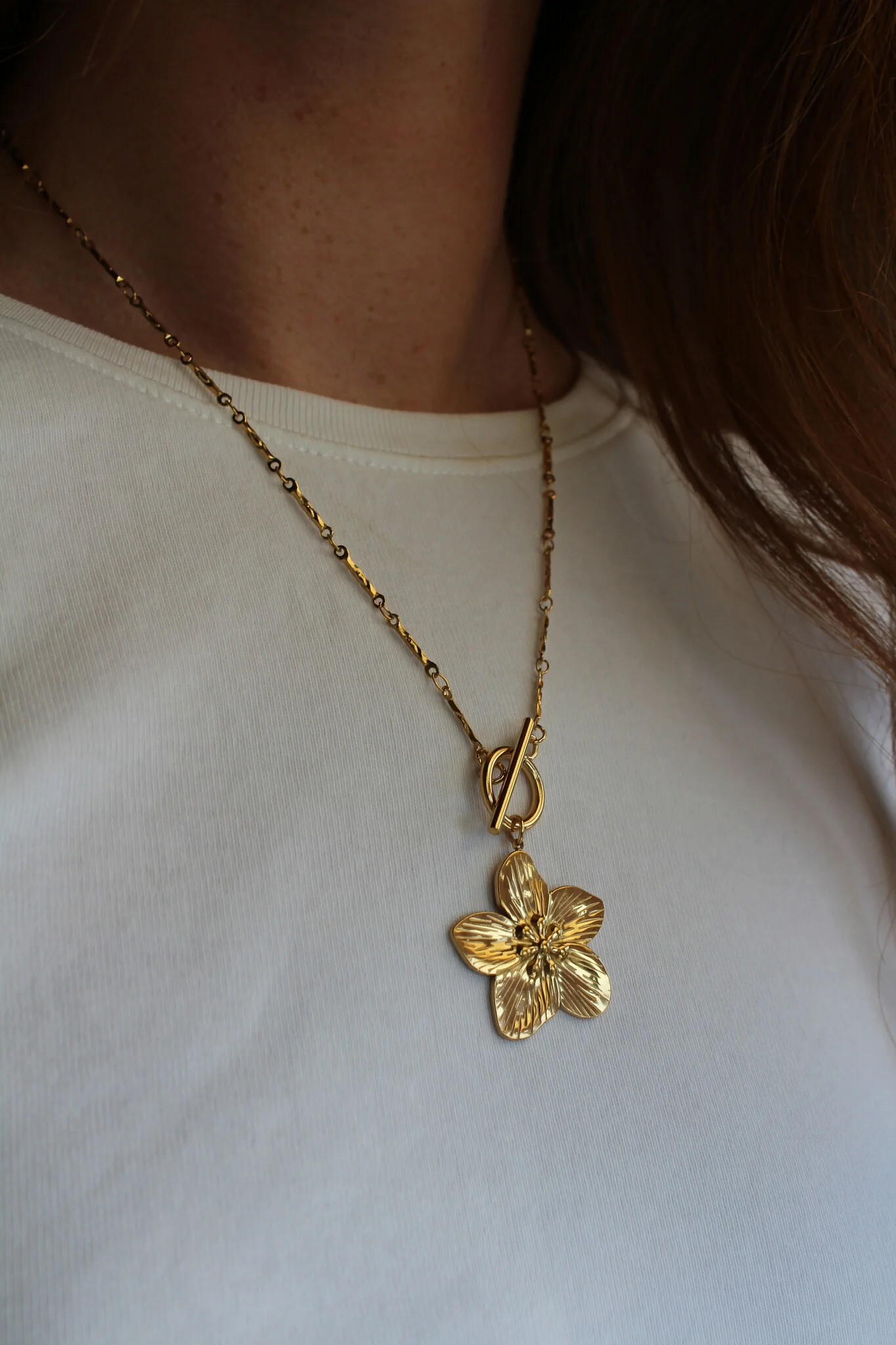 Fleur - Collier - Acier inoxydable - Image 6