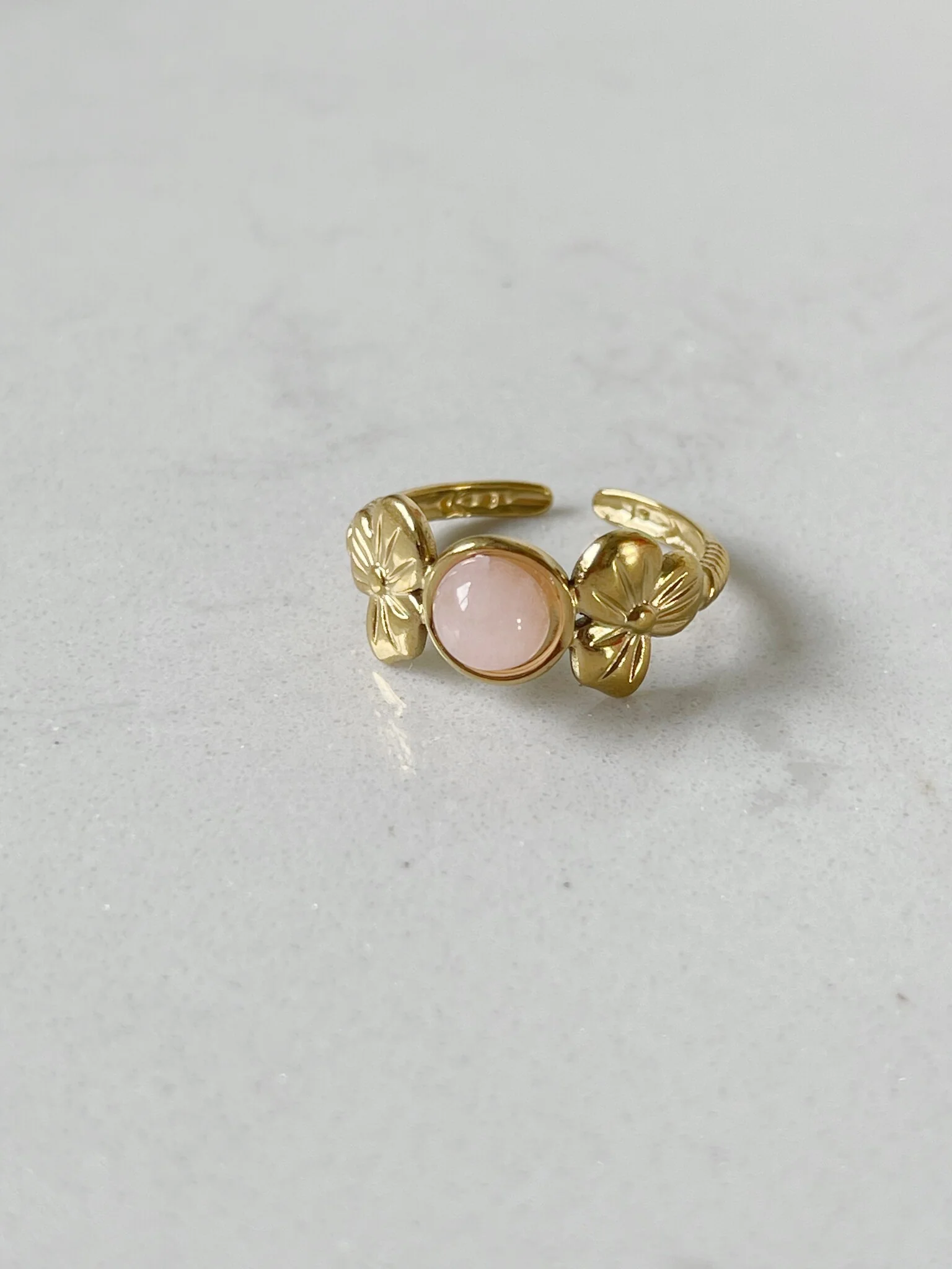 Flower Petal - Bague - Acier inoxydable - Ajustable - Image 14