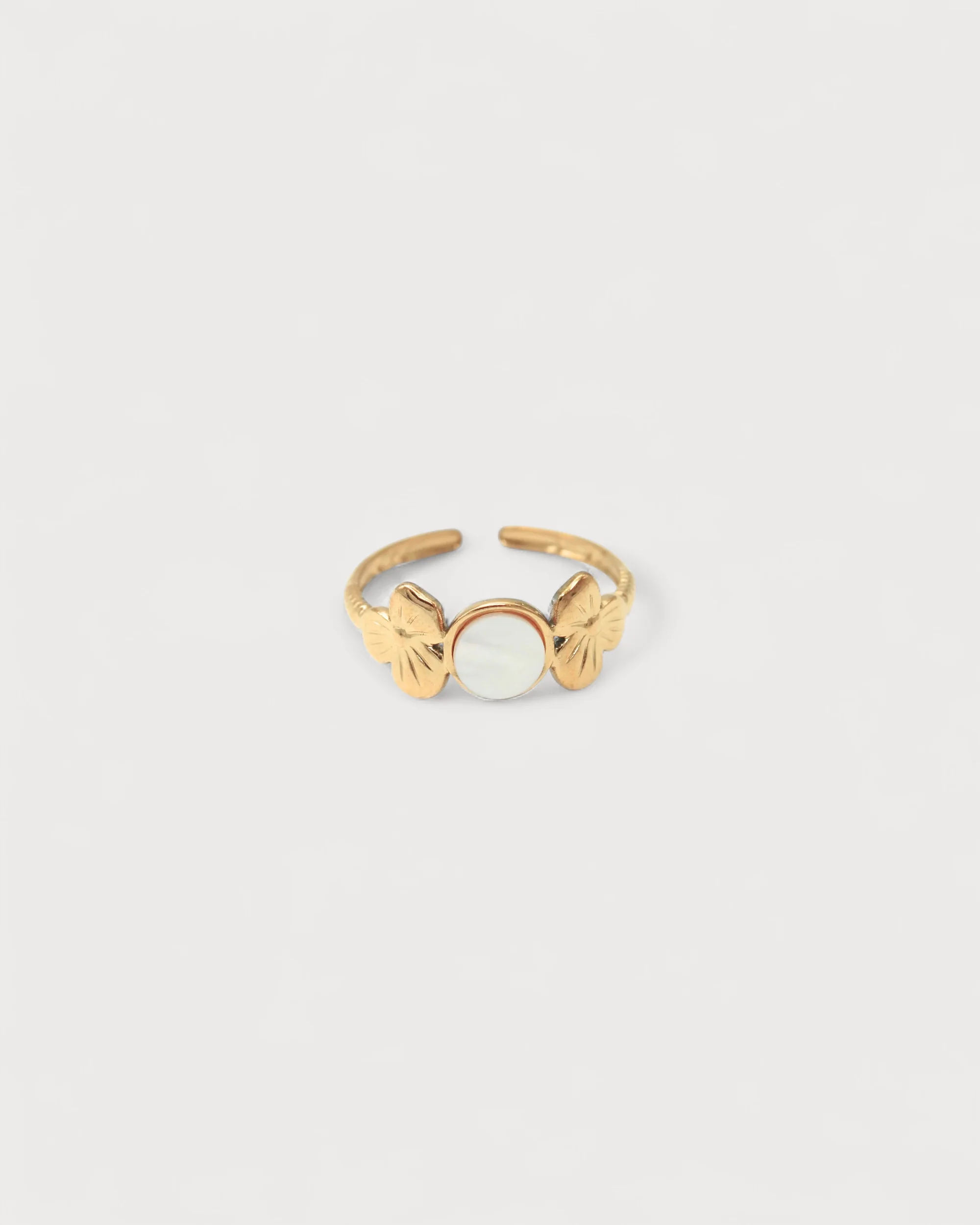 Flower Petal - Bague - Acier inoxydable - Ajustable - Image 7