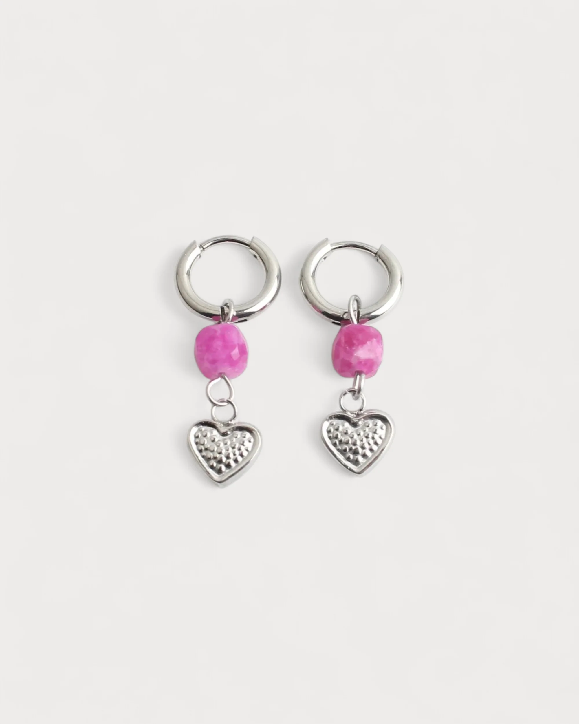 Gráinne - Boucles d'oreilles - Pierre naturelle - Acier inoxydable - Image 3