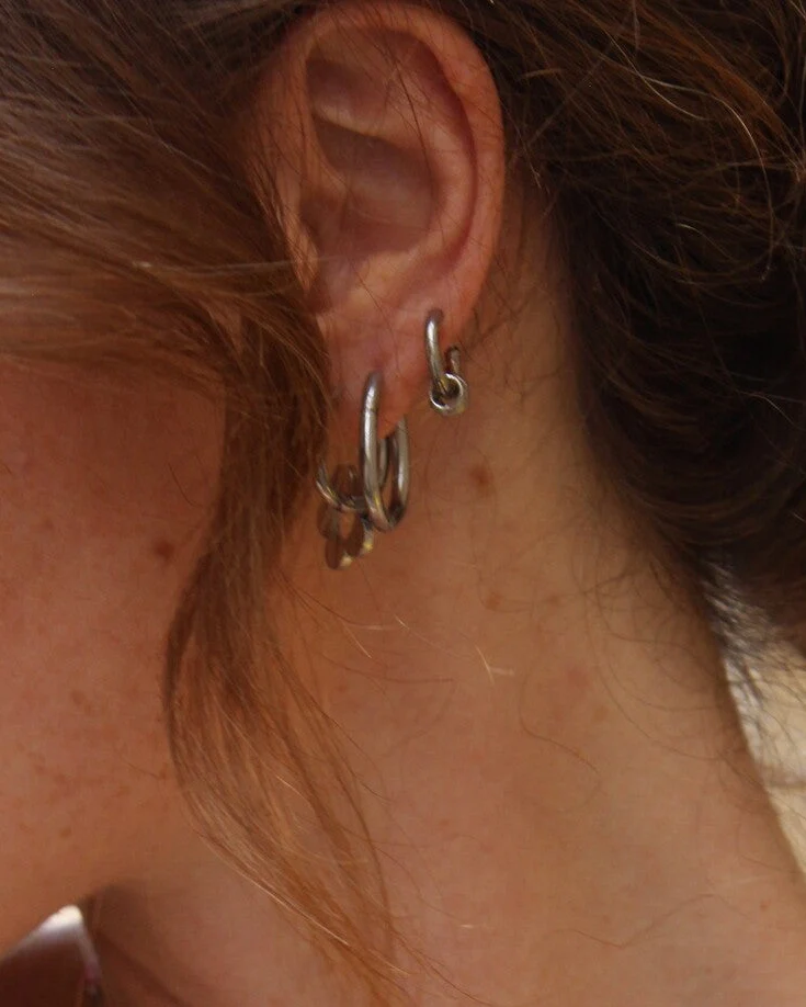 Jana - Boucles d'oreilles - Acier inoxydable - Image 5