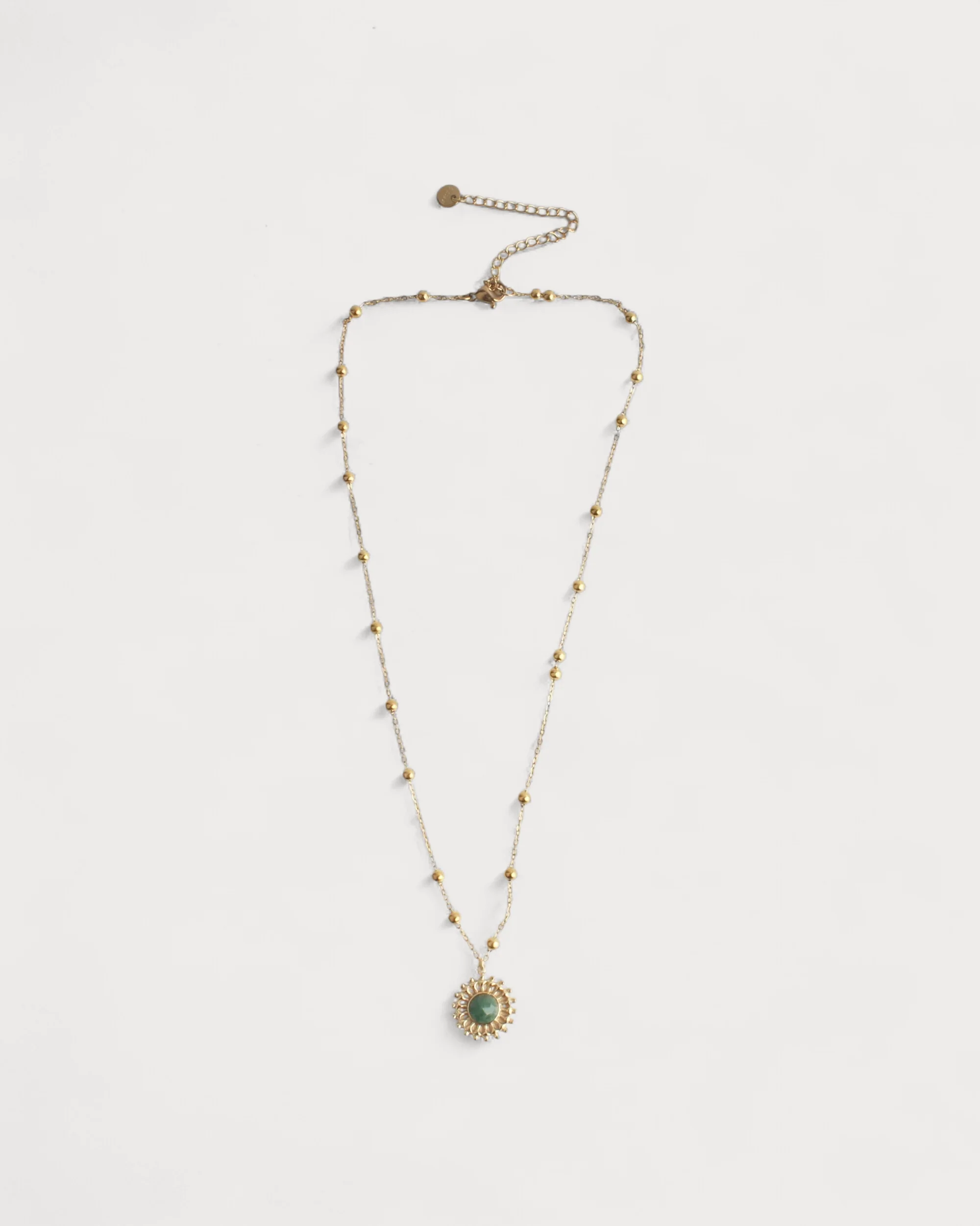 Jasmine - Collier - Pierre naturelle - Acier inoxydable - Image 3