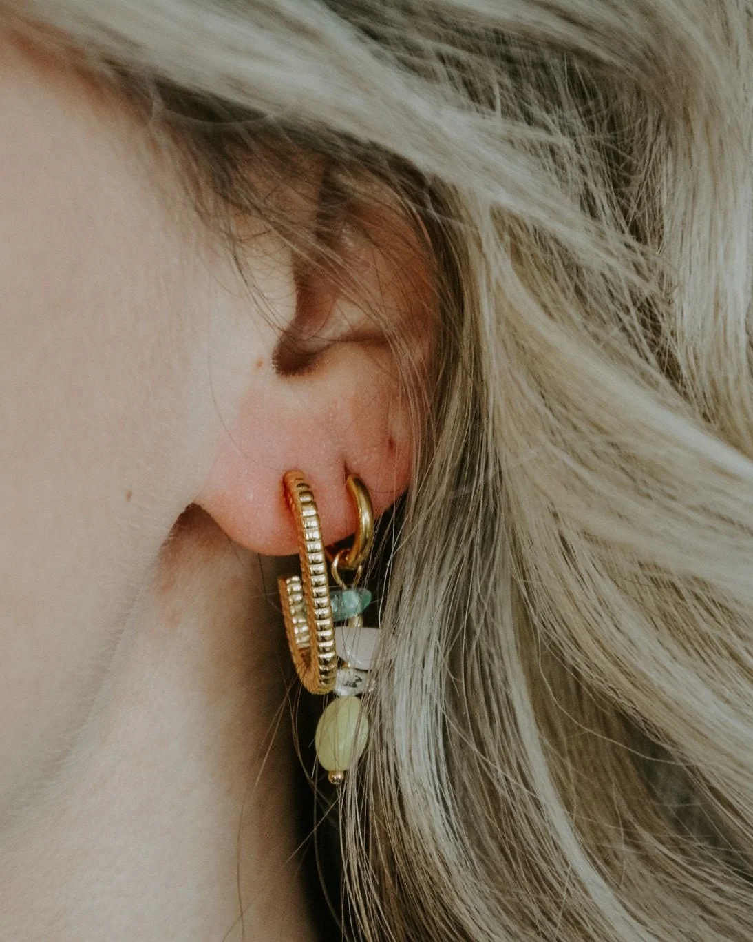 Jenna - Boucles d'oreilles - Acier inoxydable - Image 2