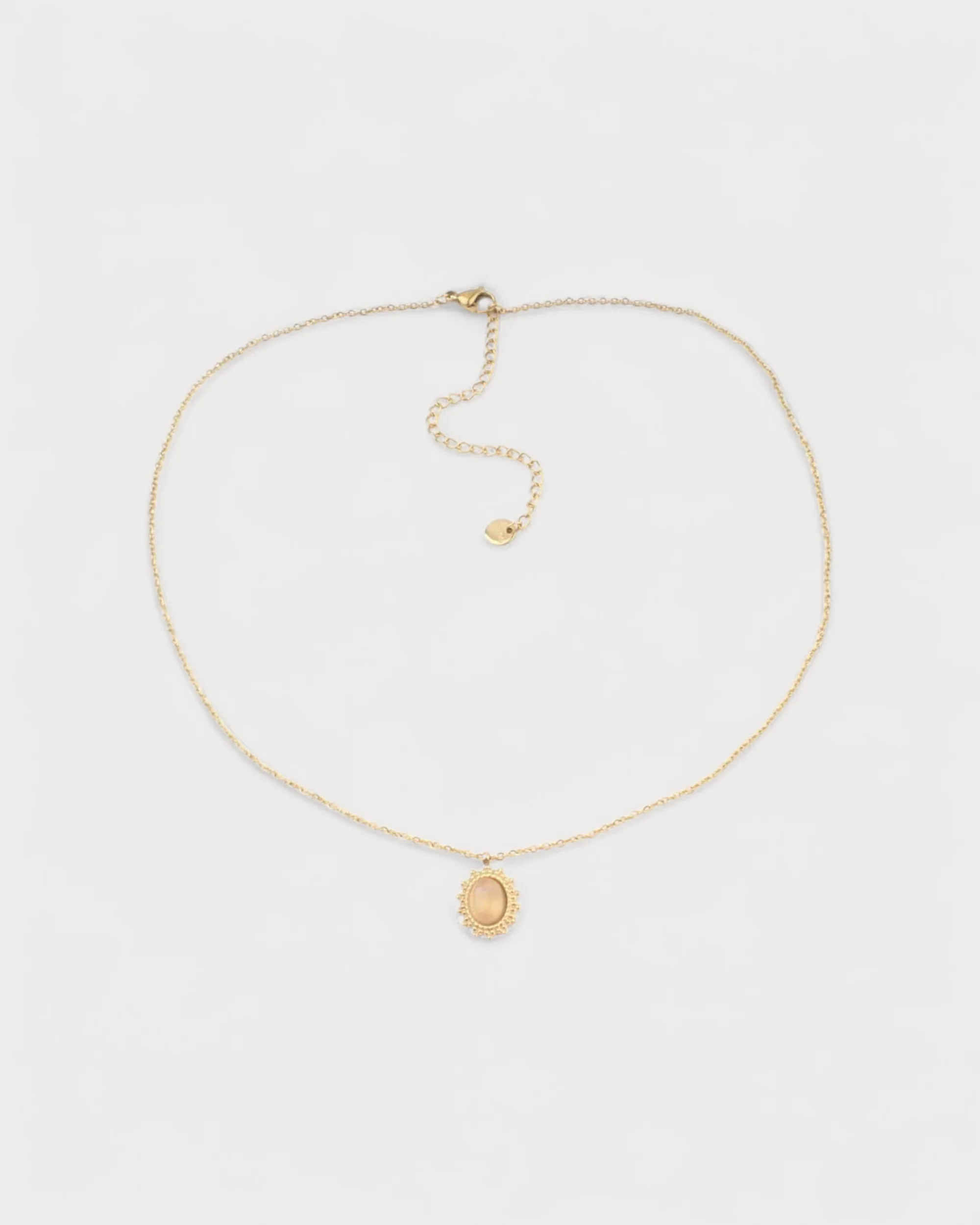 Jolie - Collier - Pierre naturelle-  Acier inoxydable - Image 4