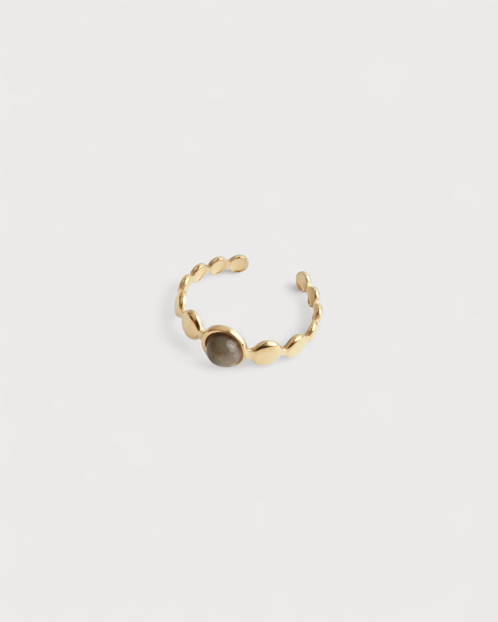 Julietta - Bague - Pierre naturelle - Acier inoxydable - Ajustable - Image 3