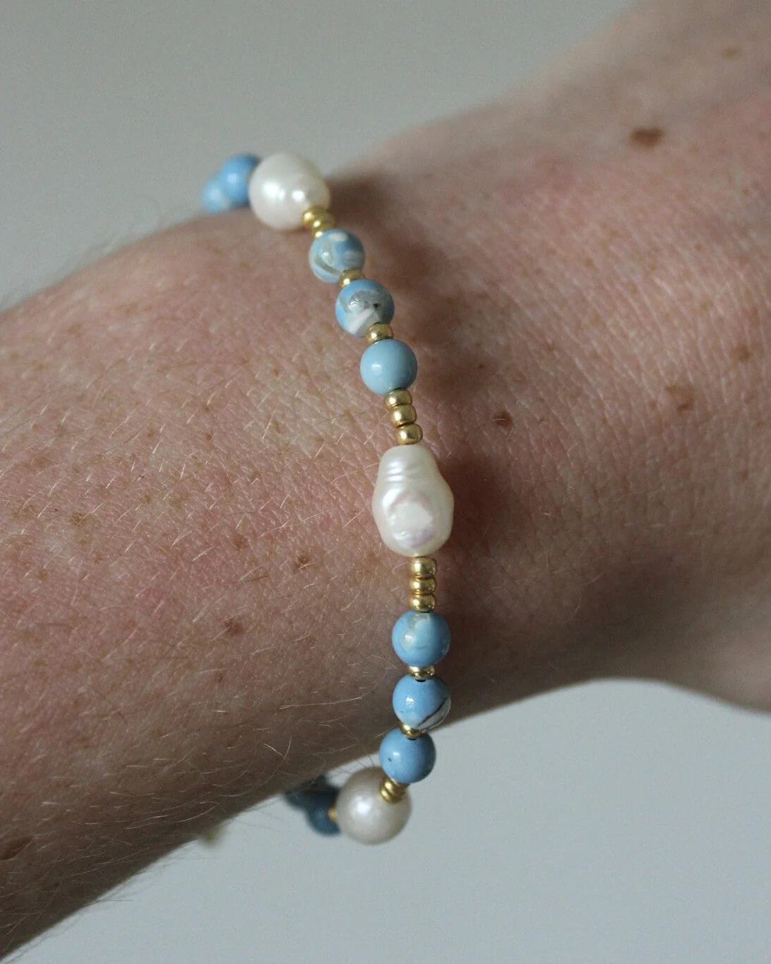 Kira - Bracelet - Pierre naturelle - Acier inoxydable - Image 6