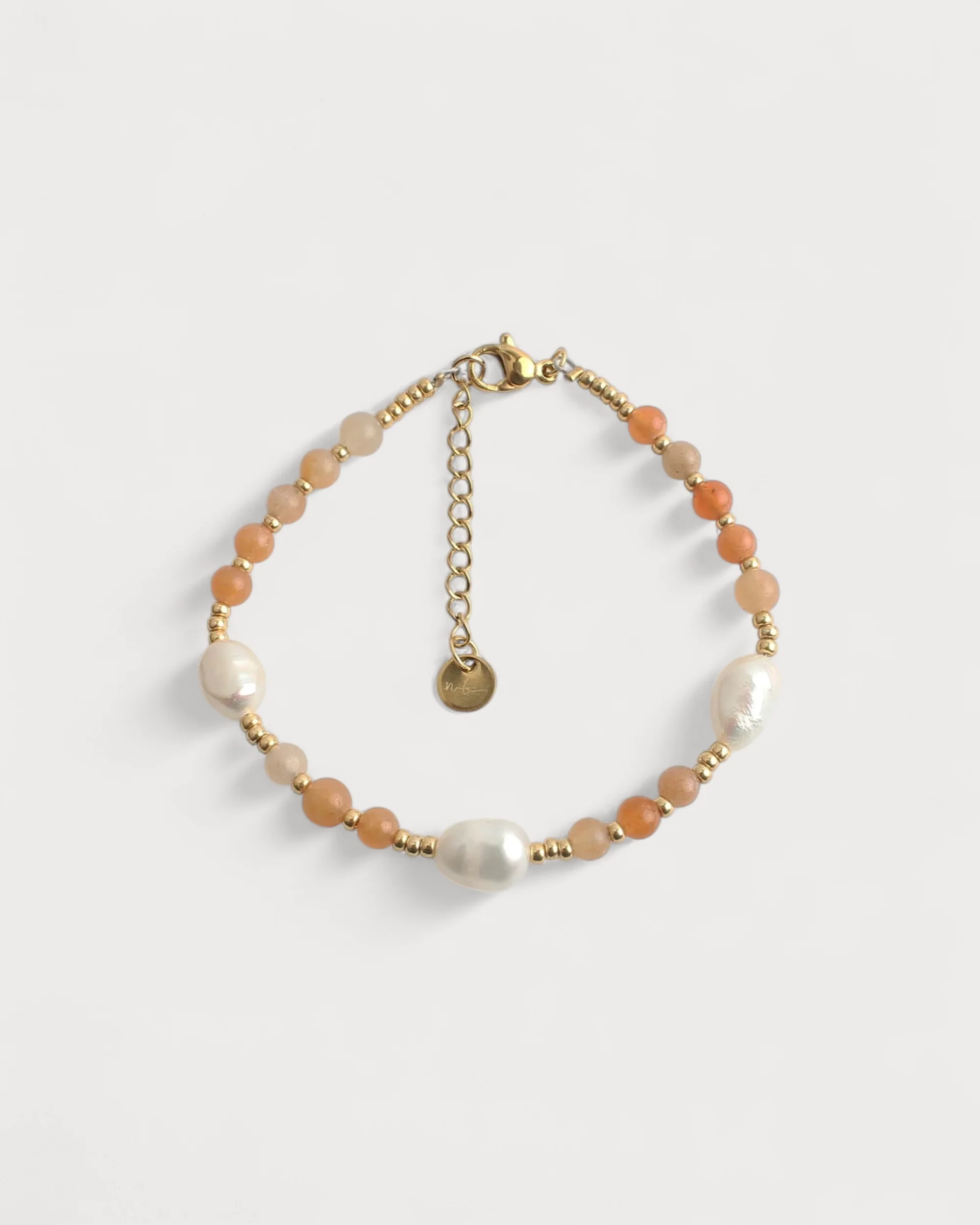 Kira - Bracelet - Pierre naturelle - Acier inoxydable - Image 7