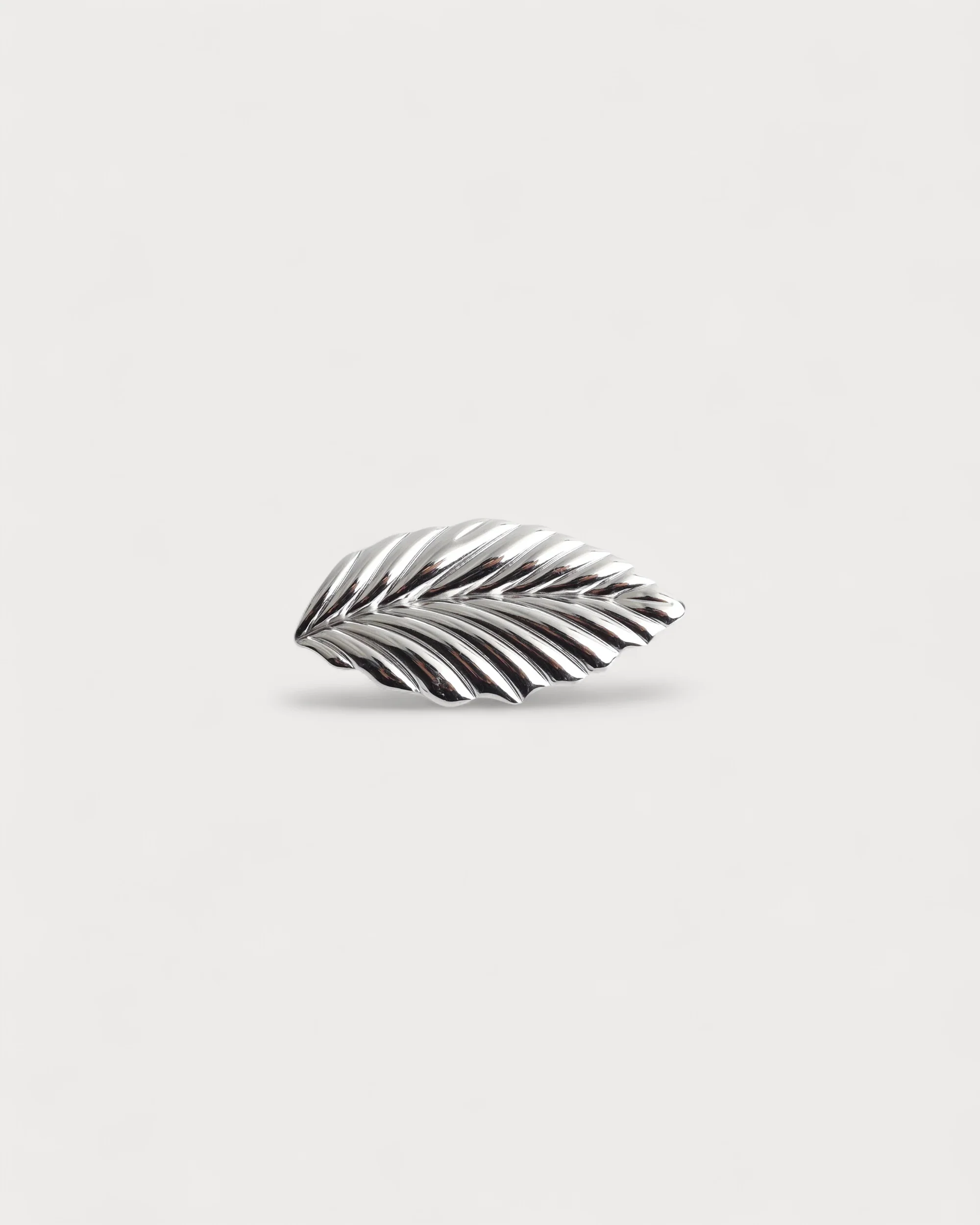 Feuilles - Broche - Acier Inoxydable - Image 3