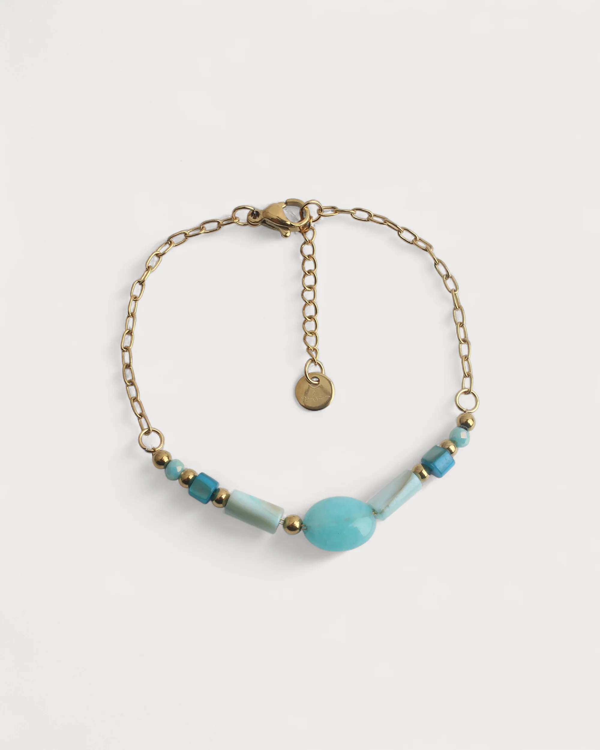 Lemoni - Bracelet - Pierre naturelle - Acier inoxydable - Image 3