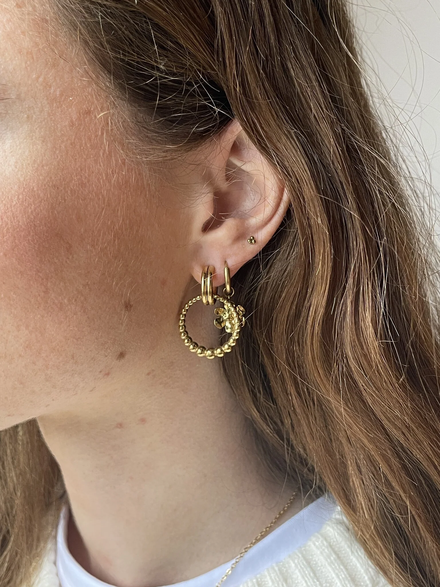 Lisette - Boucles d'oreilles - Acier inoxydable - Image 2