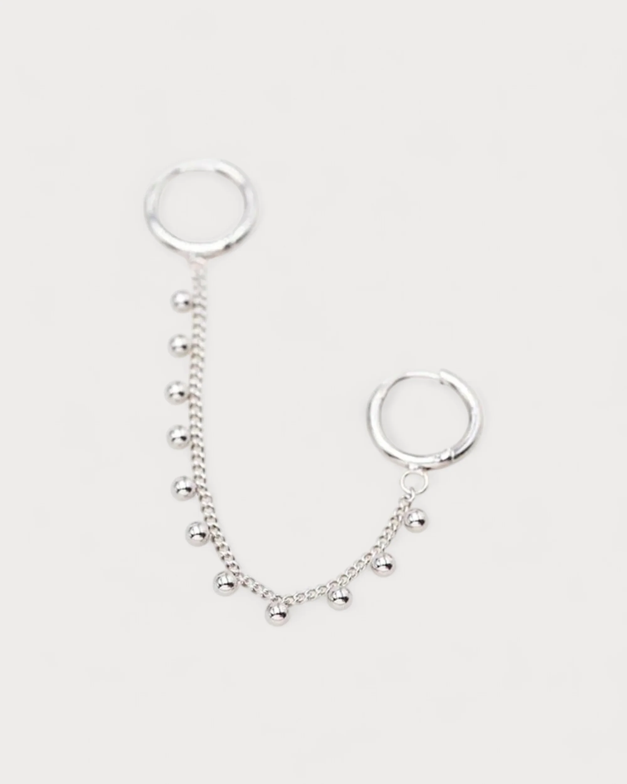 Little dots - Boucle d'oreille double - Acier inoxydable - Image 3