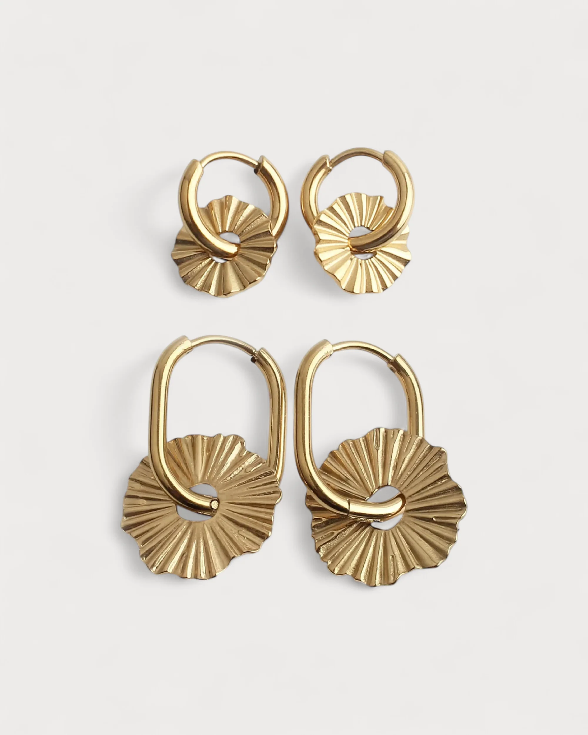 Loya - Boucles d'oreilles - Acier inoxydable