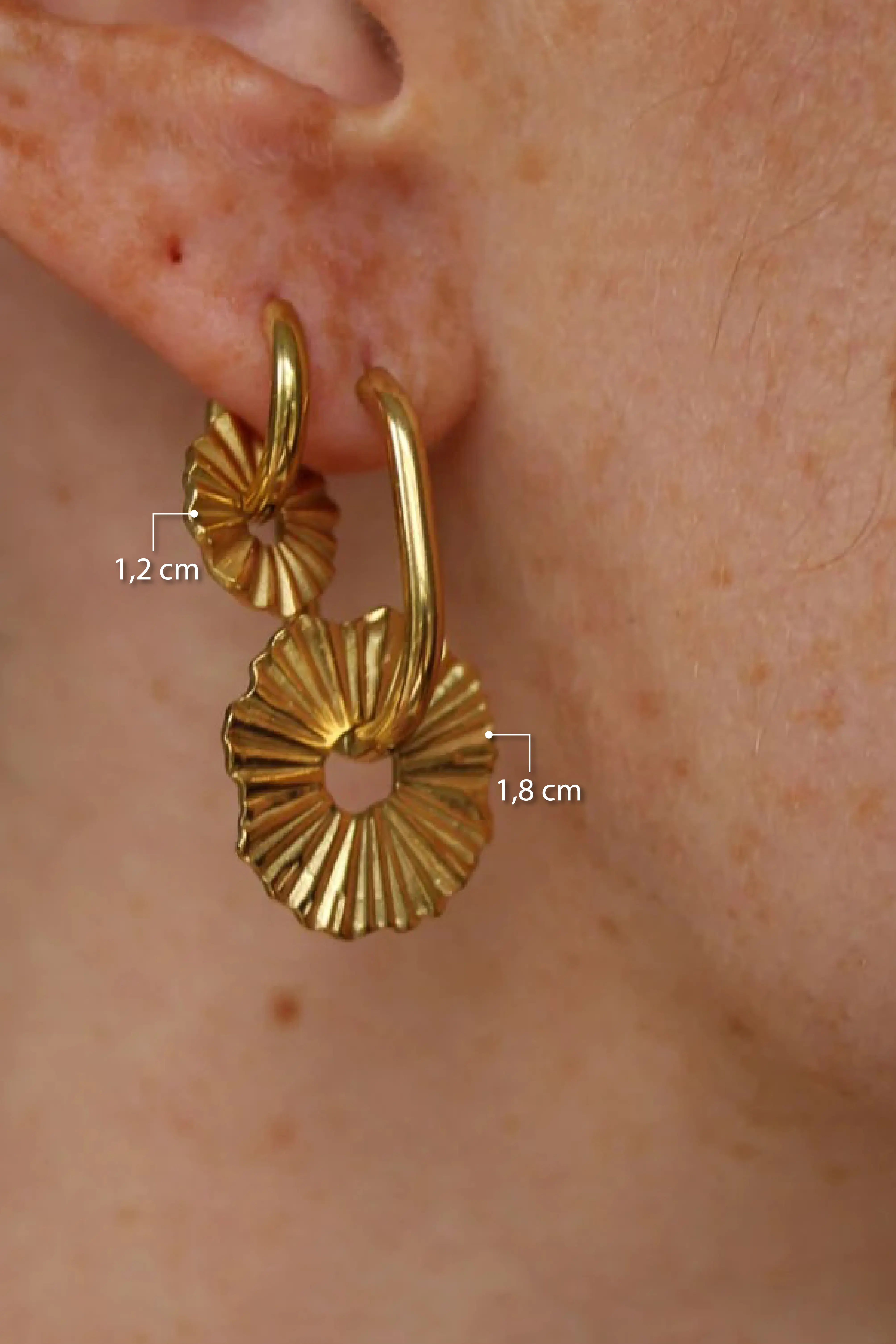 Loya - Boucles d'oreilles - Acier inoxydable - Image 2